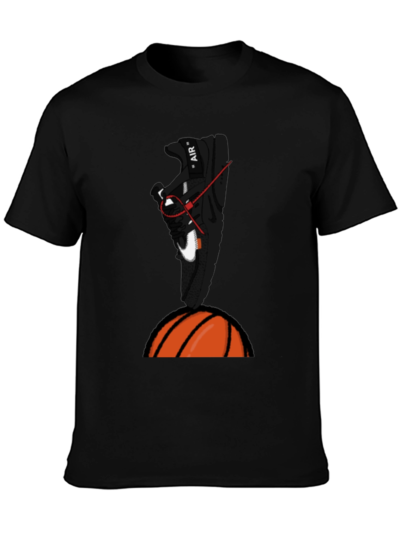 Sneaker & Basketball Graphic T-Shirt