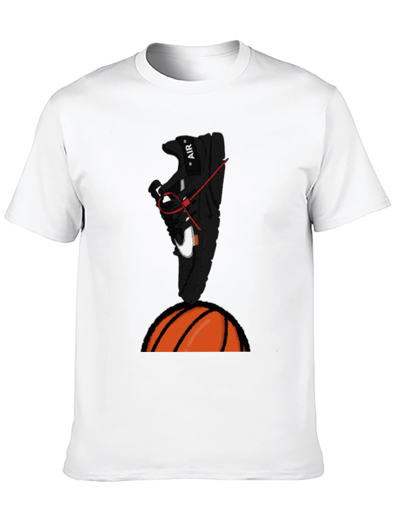 Sneaker & Basketball Graphic T-Shirt