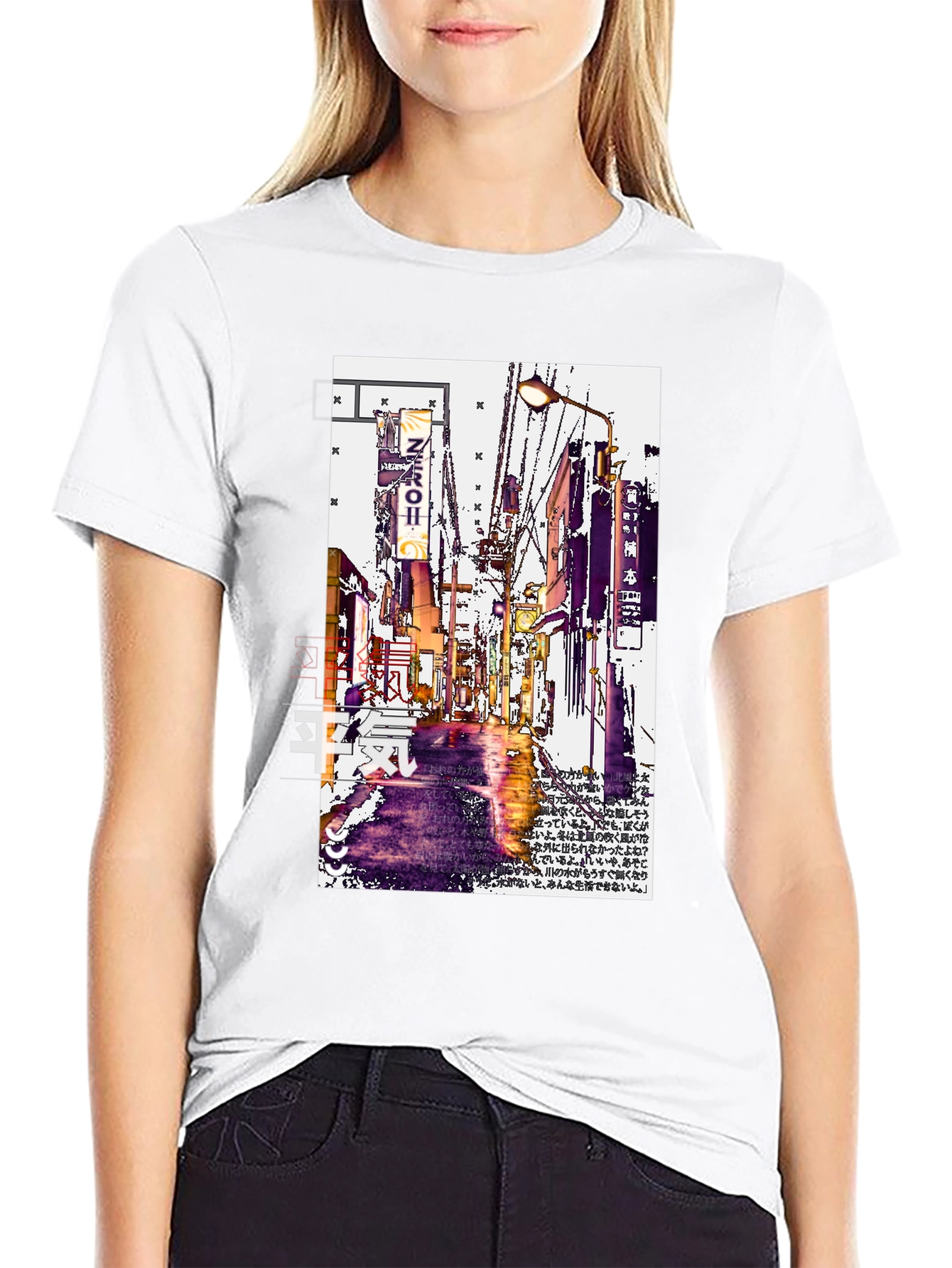 Urban Anime T-Shirt - Black