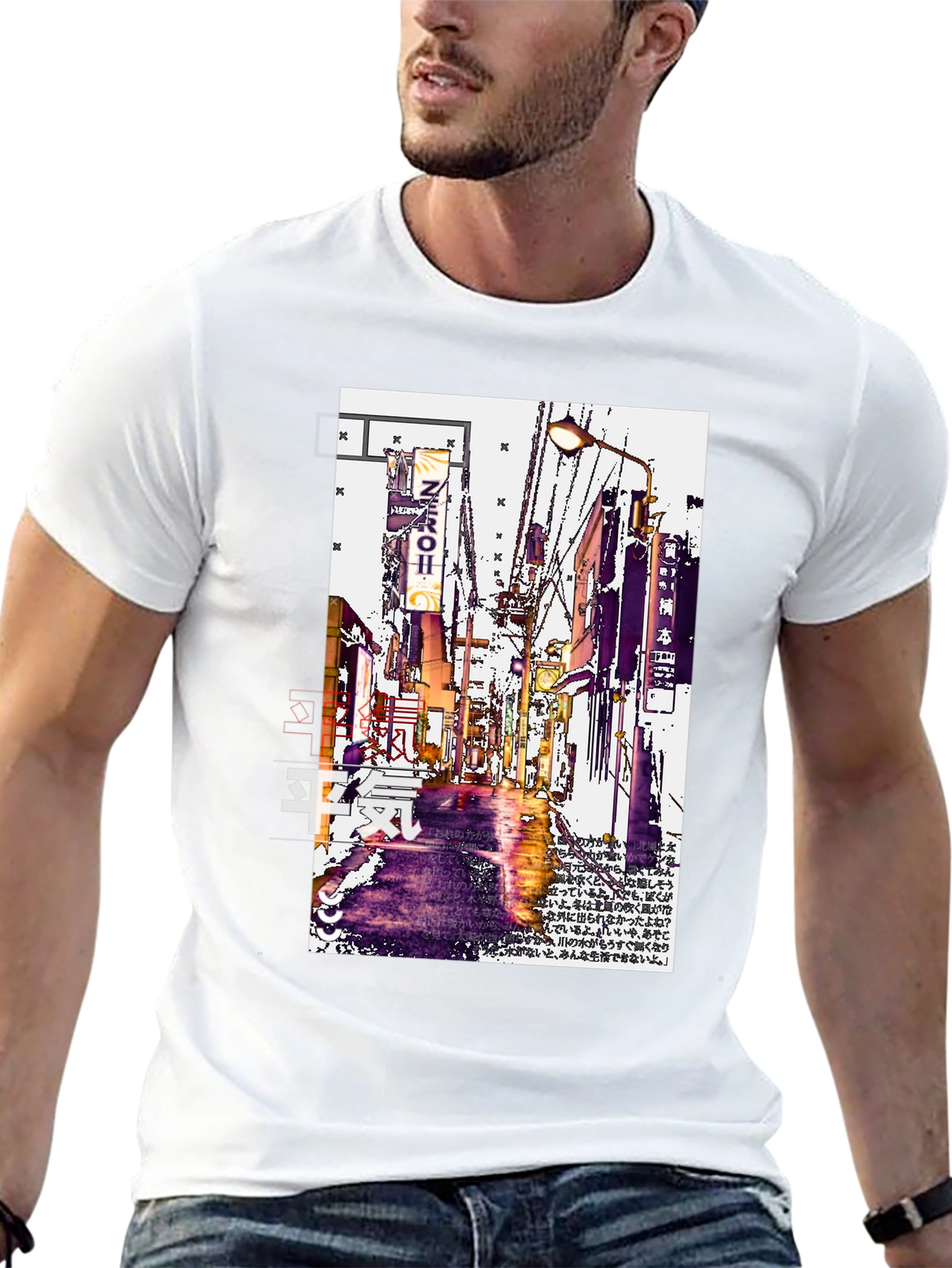 Urban Anime T-Shirt - Black