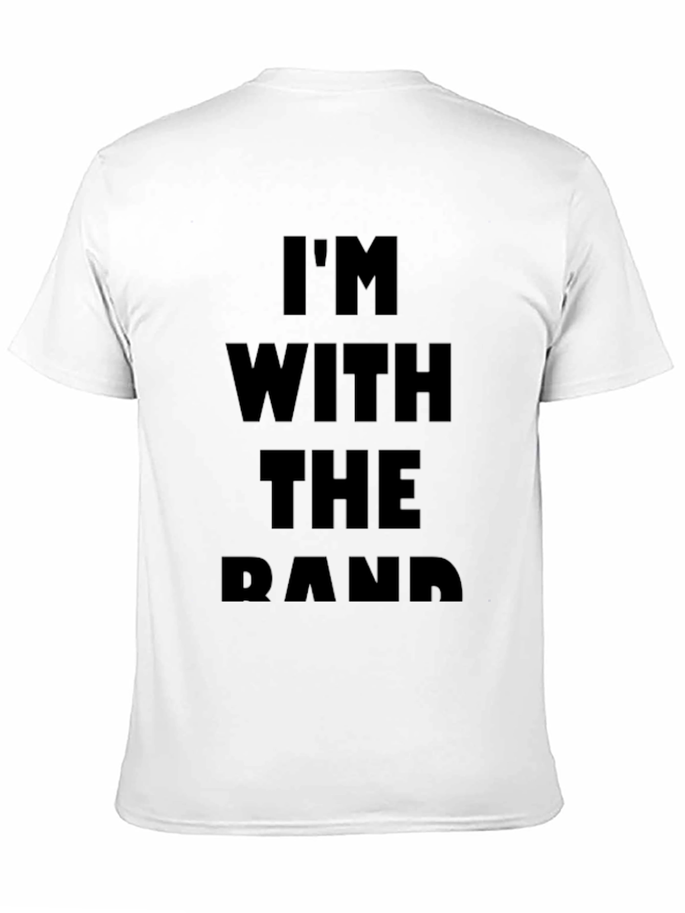 Im With The Band Black Graphic Tee