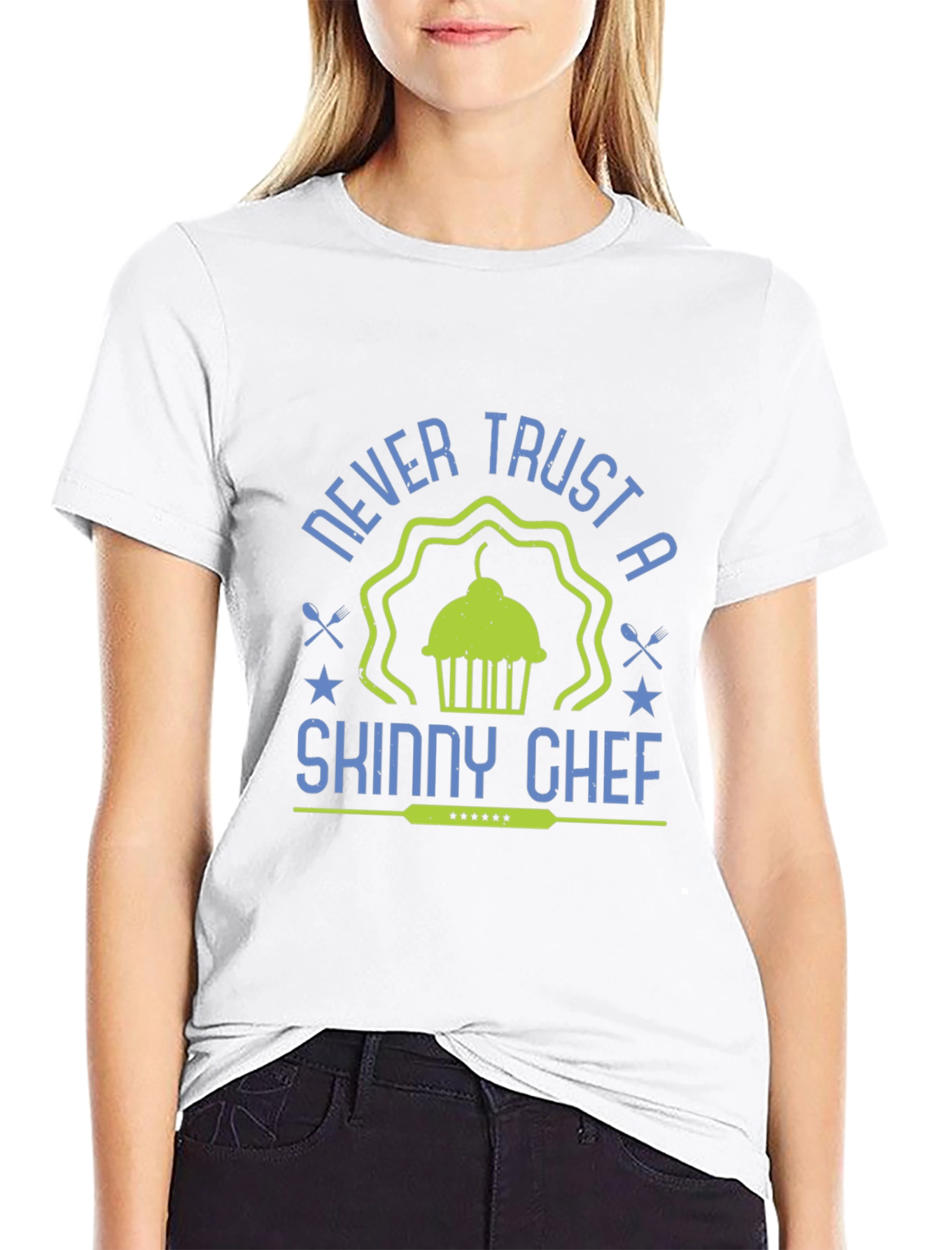 Never Trust a Skinny Chef T-Shirt