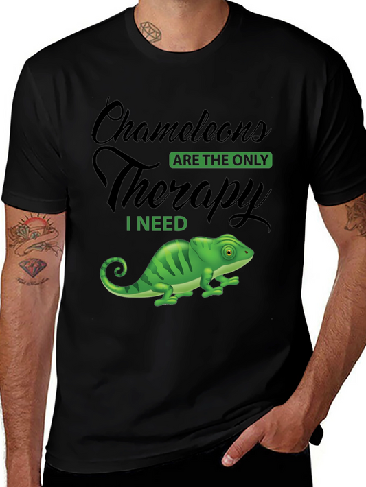 Chameleon Therapy T-Shirt - Unique Graphic Tee