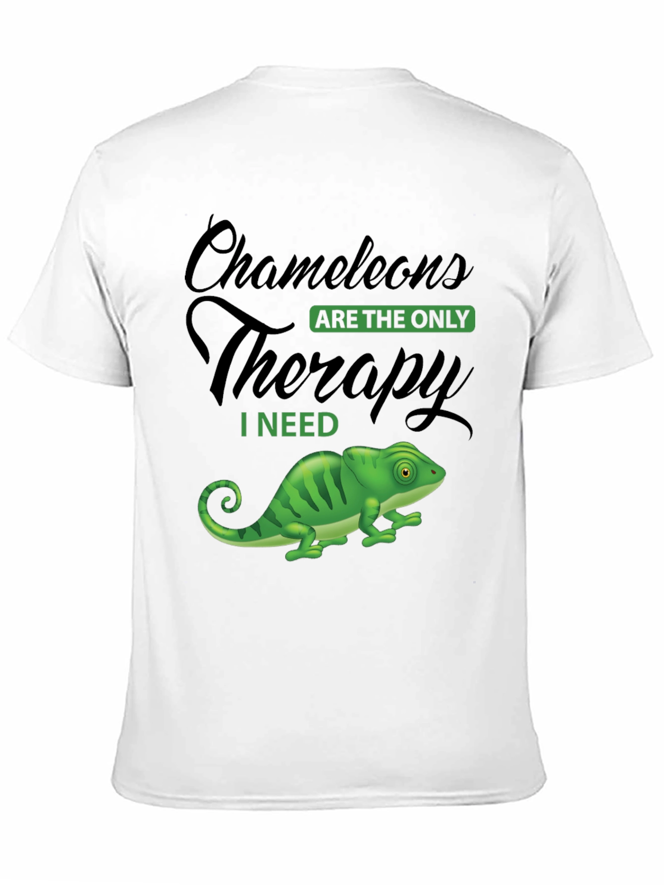 Chameleon Therapy T-Shirt - Unique Graphic Tee