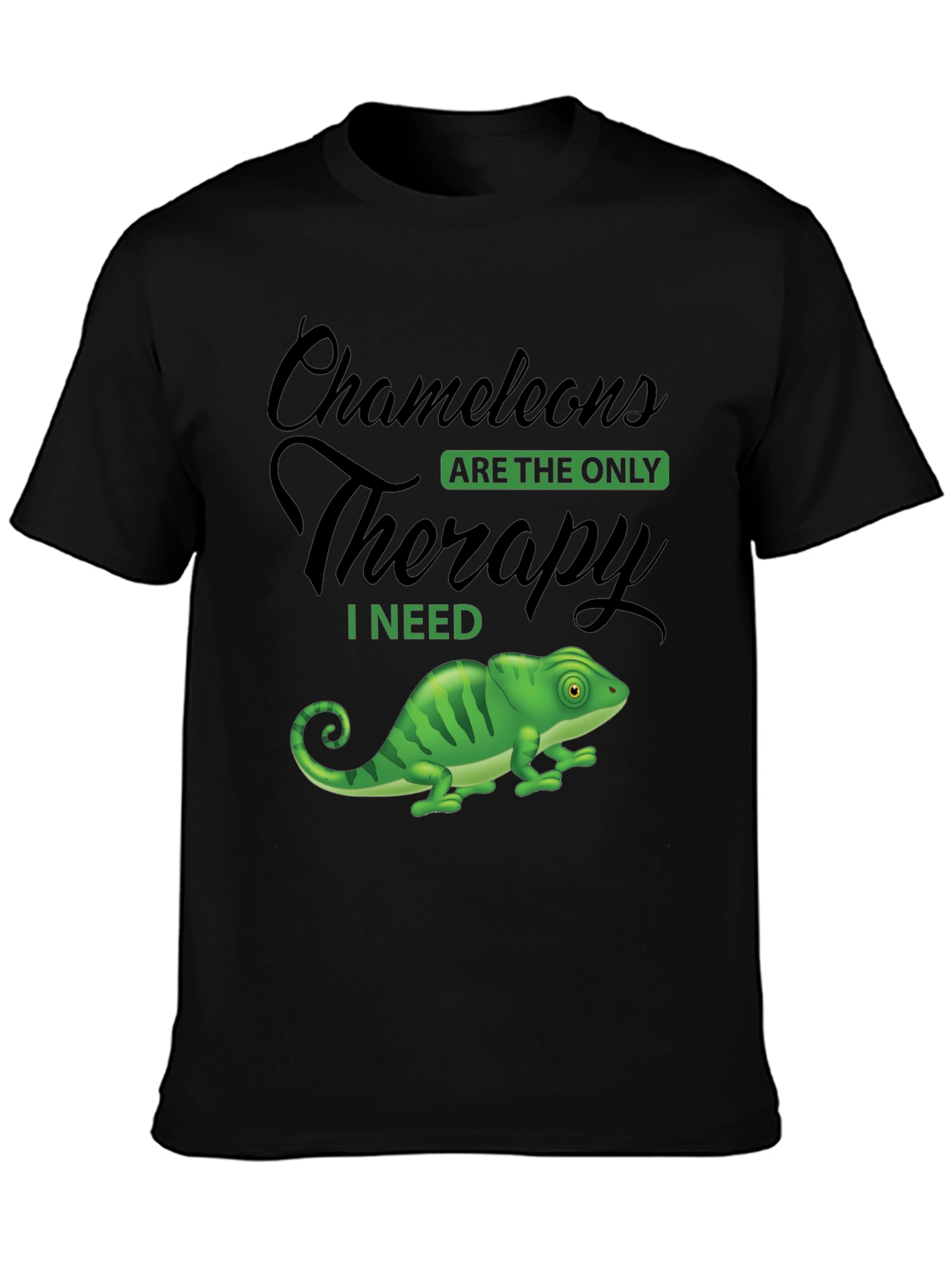Chameleon Therapy T-Shirt - Unique Graphic Tee