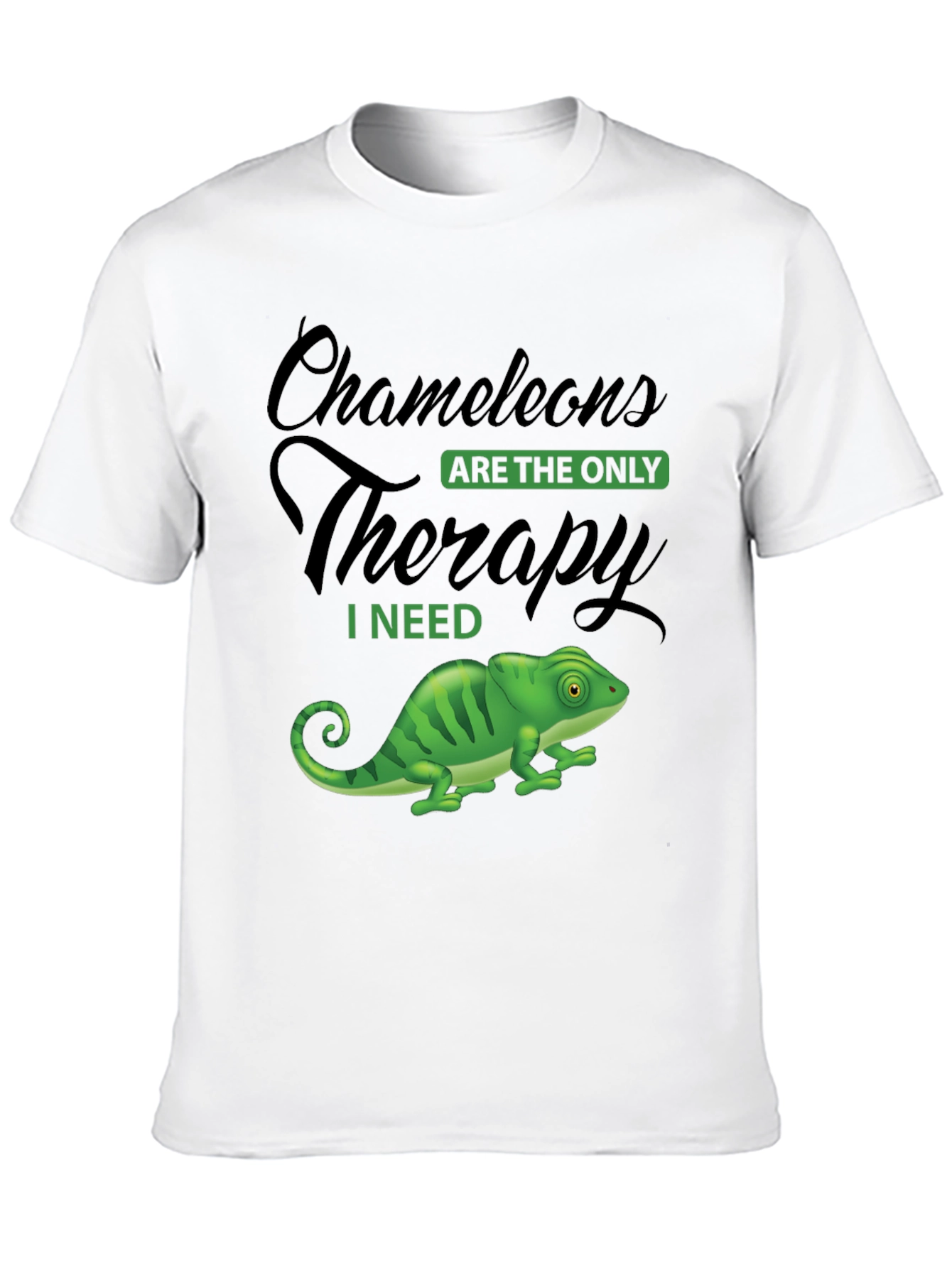 Chameleon Therapy T-Shirt - Unique Graphic Tee