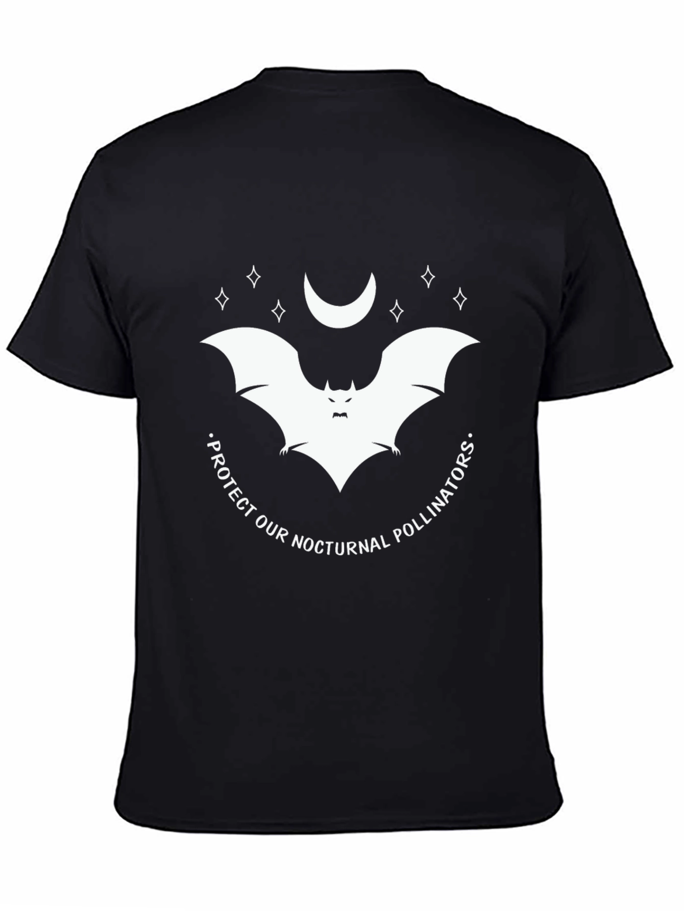 Protect Pollinators Bat T-Shirt - Nocturnal Wildlife Tee