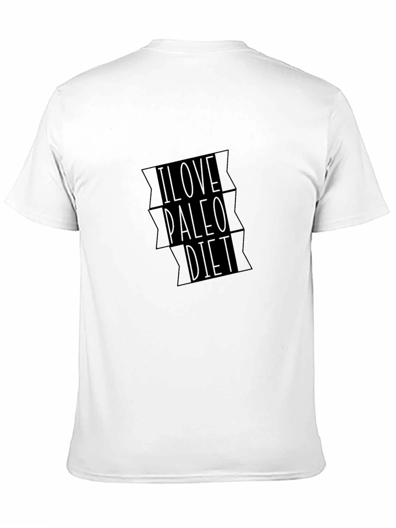 I Love Paleo Diet Black T-Shirt