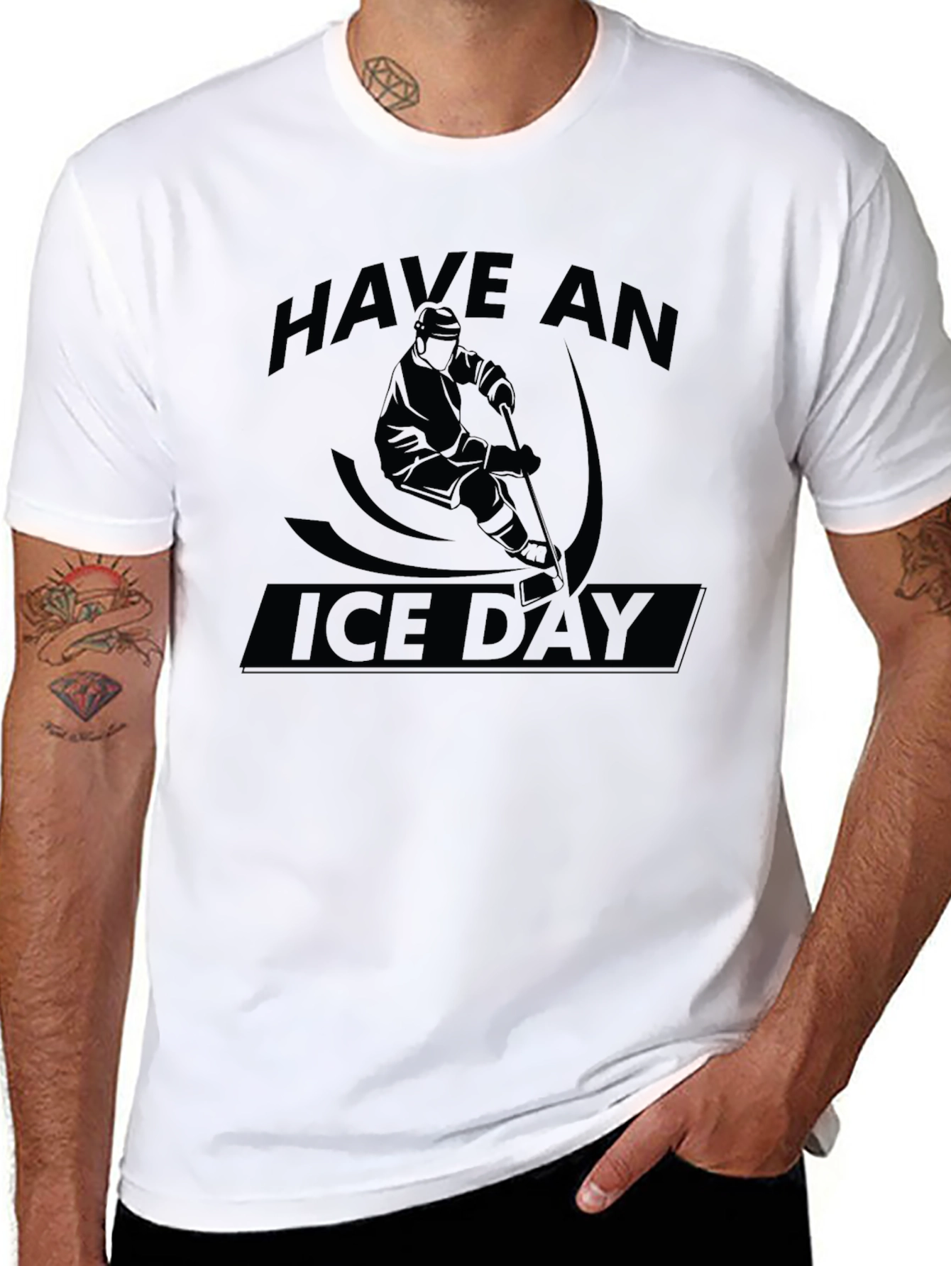 Have An Ice Day Hockey Graphic T-Shirt