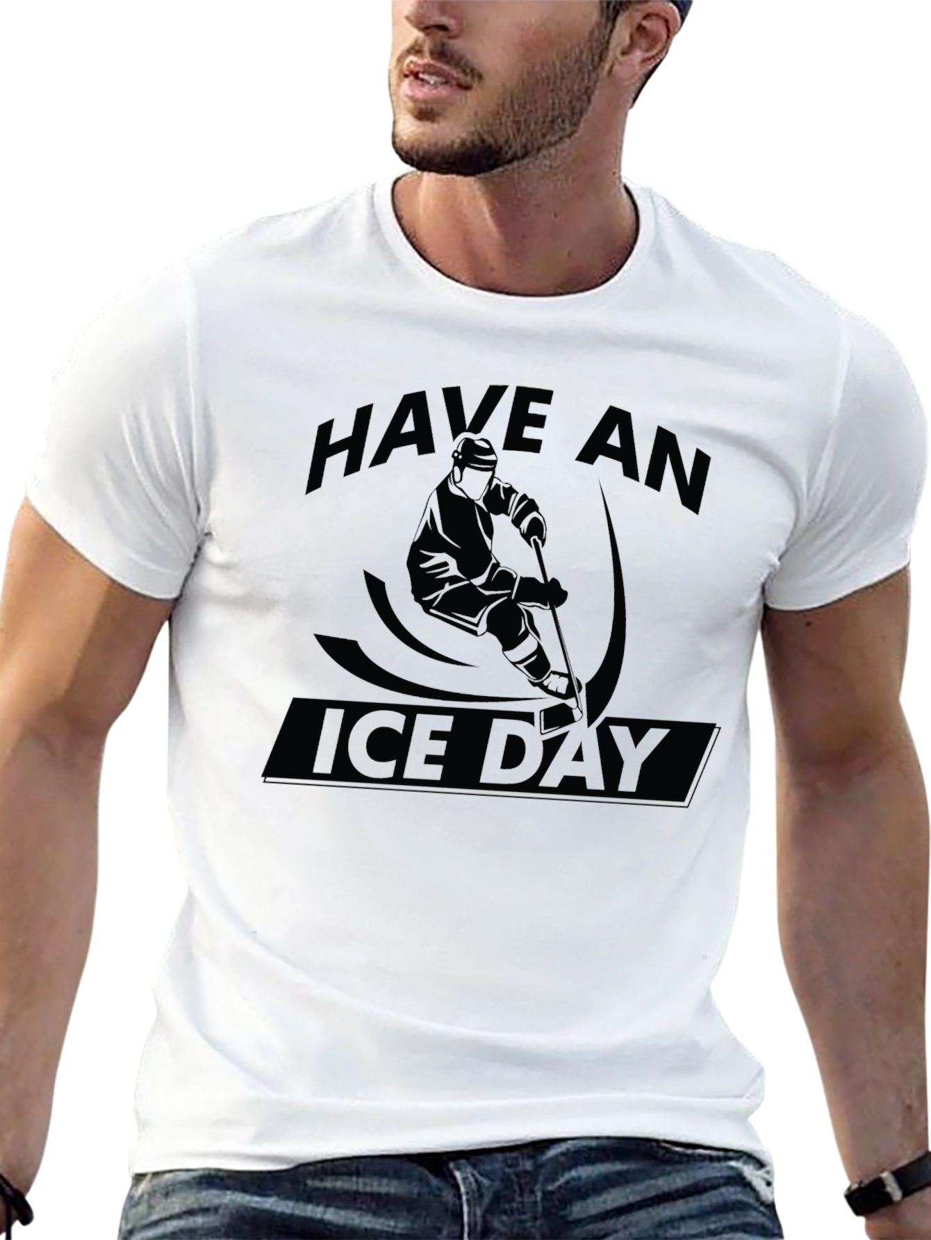 Have An Ice Day Hockey Graphic T-Shirt