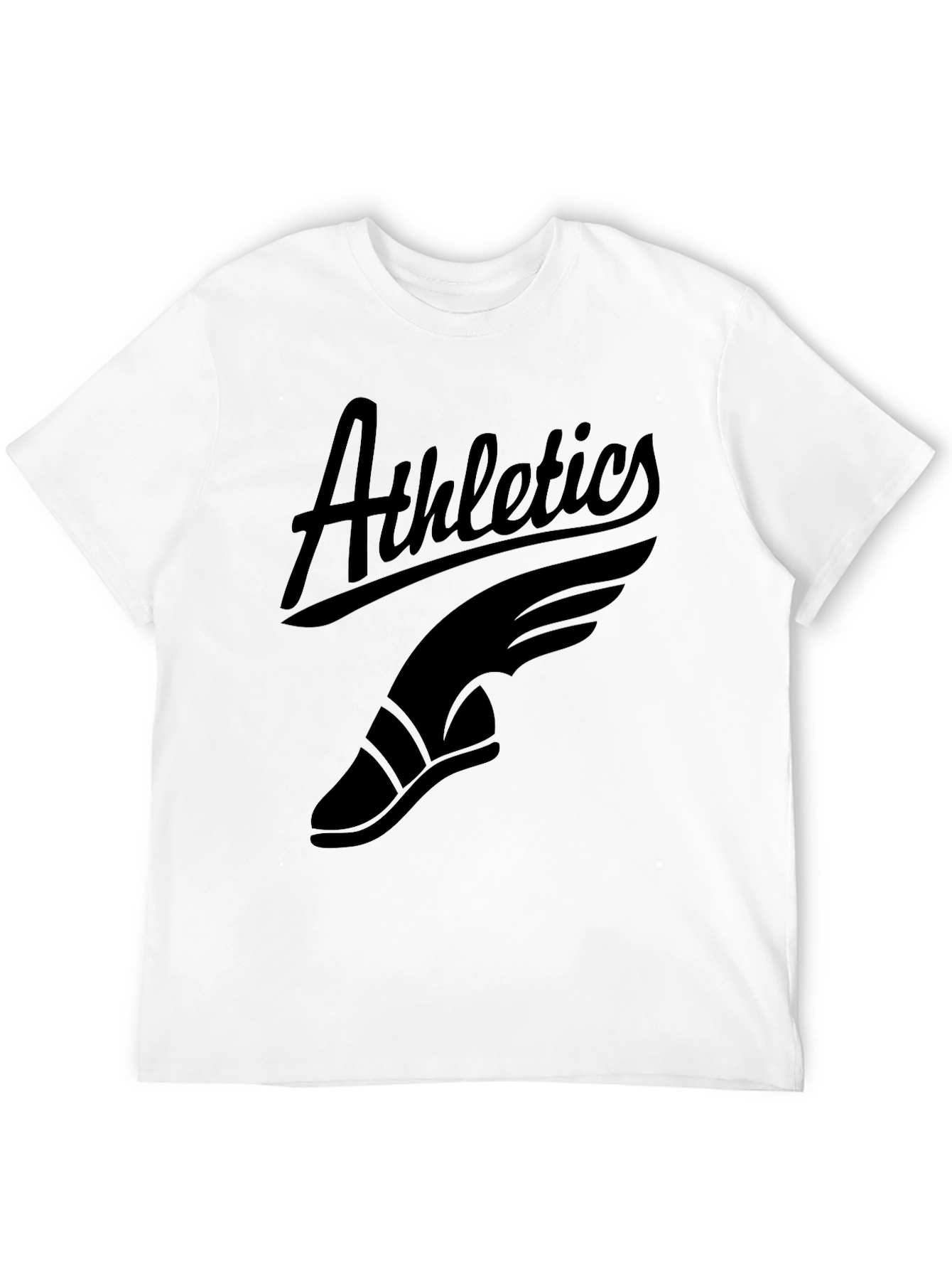 Athletics Graphic T-Shirt - Winged Shoe Design