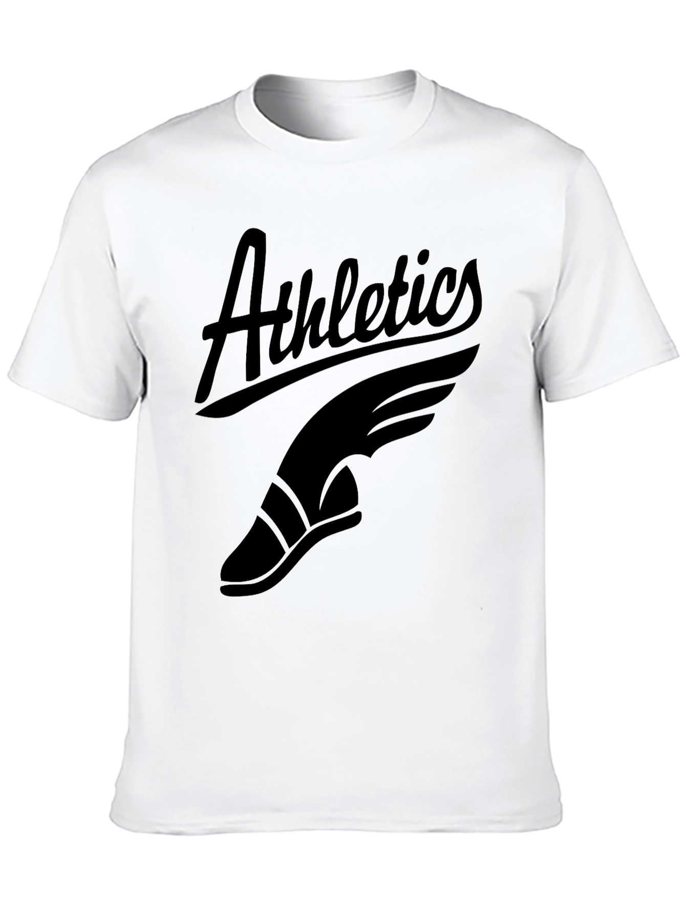 Athletics Graphic T-Shirt - Winged Shoe Design