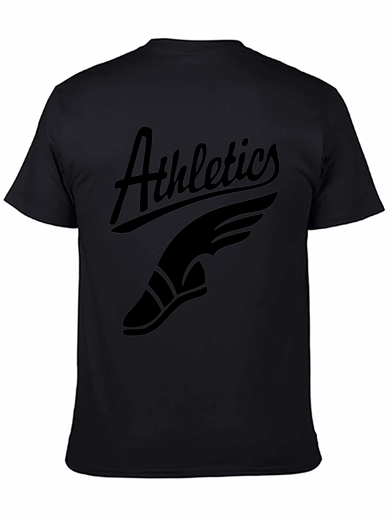 Athletics Graphic T-Shirt - Winged Shoe Design