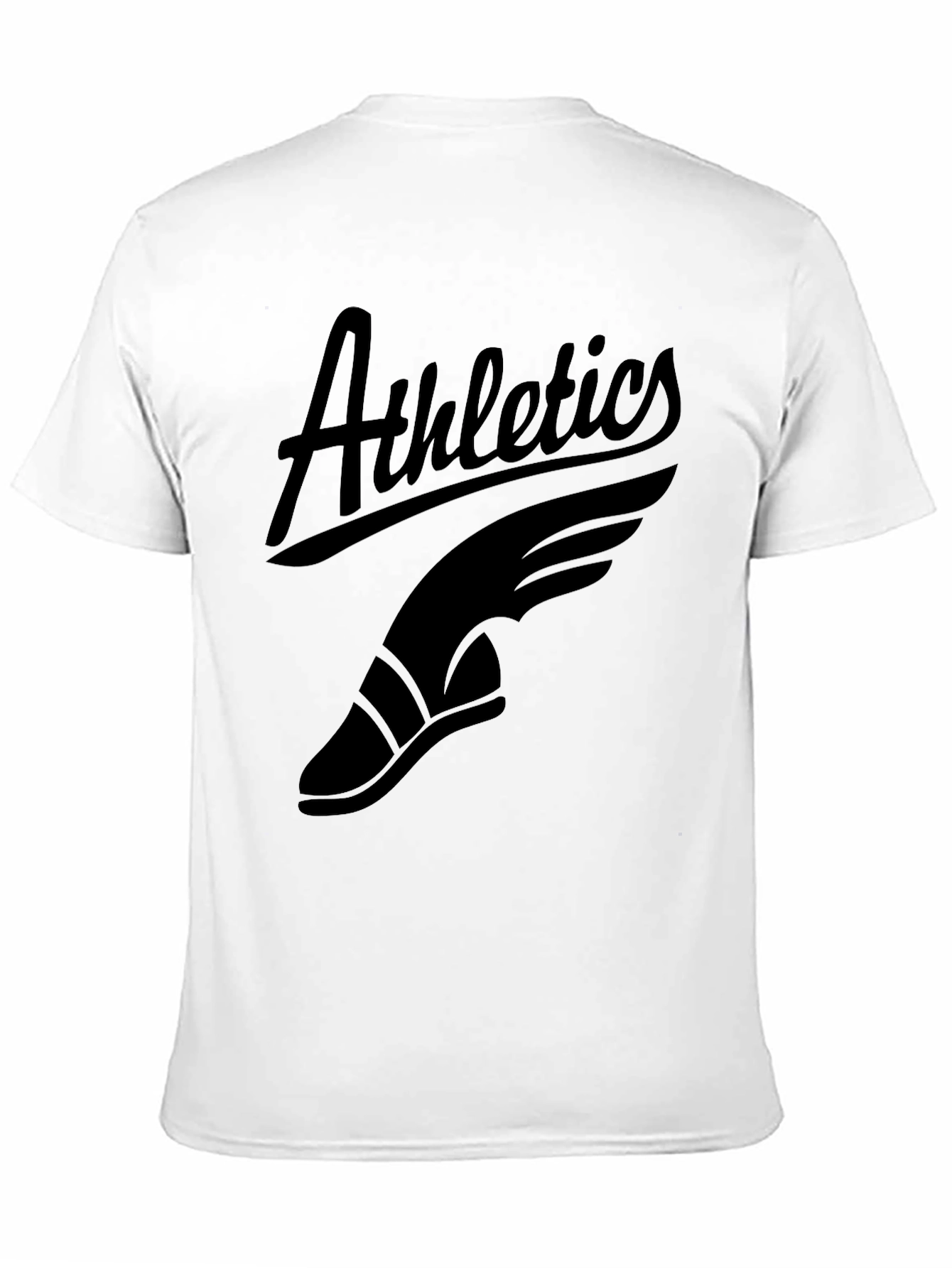 Athletics Graphic T-Shirt - Winged Shoe Design