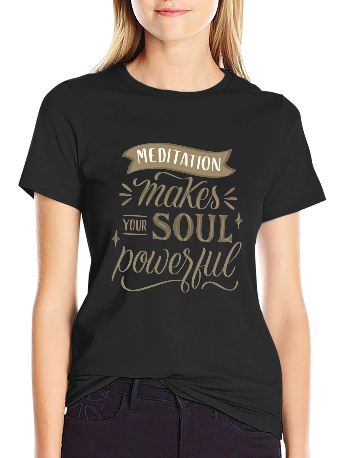 Meditation Makes Your Soul Powerful T-Shirt