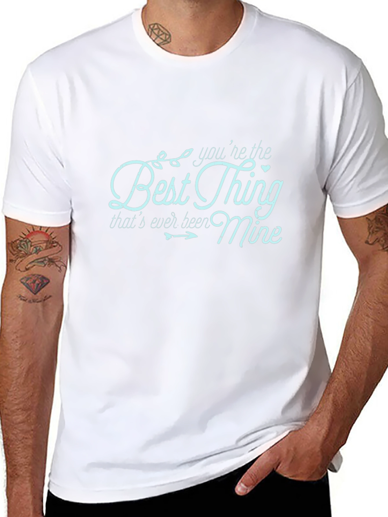 Best Thing Mine Graphic Tee - Stylish Black T-Shirt