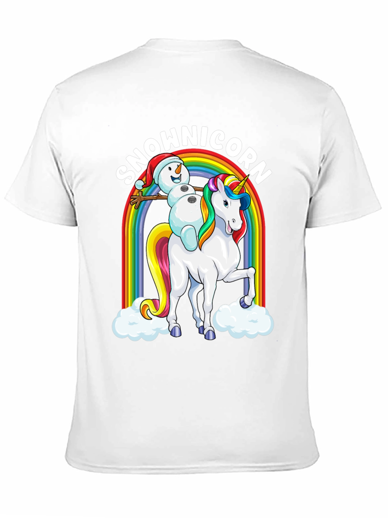 Snowman Unicorn Graphic Tee