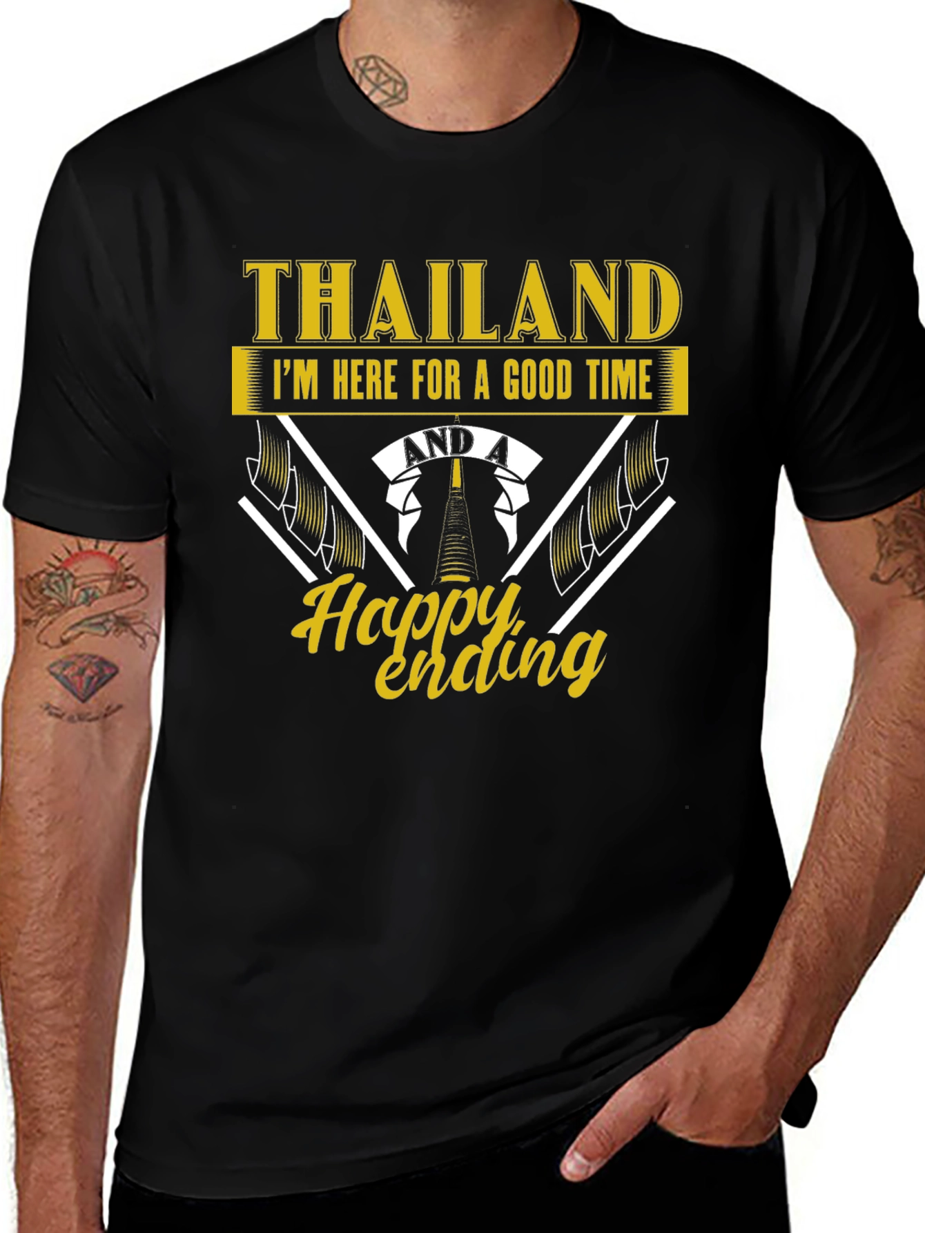 Thailand Good Time Happy Ending Graphic Tee