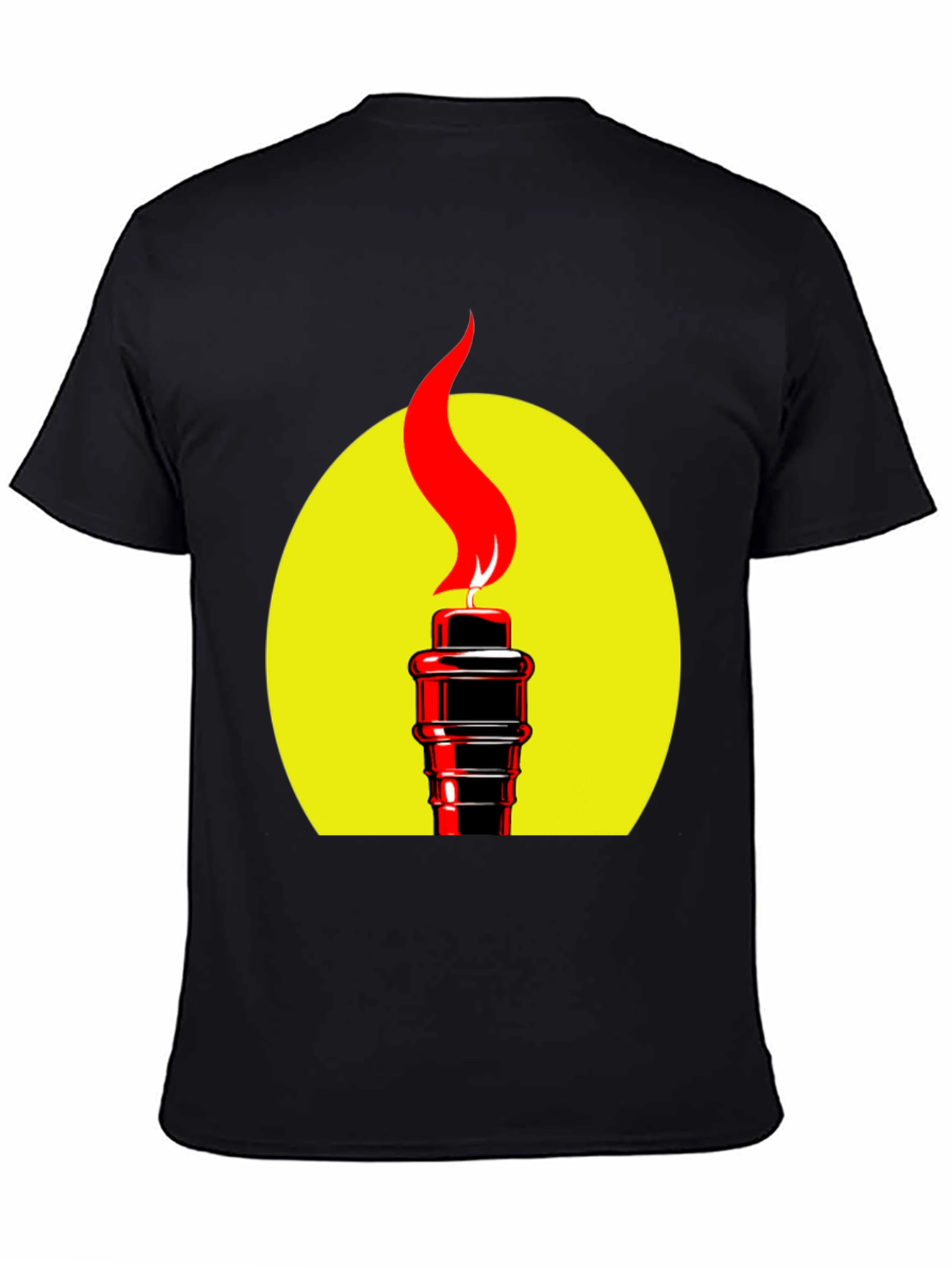 Torch Graphic Black T-Shirt