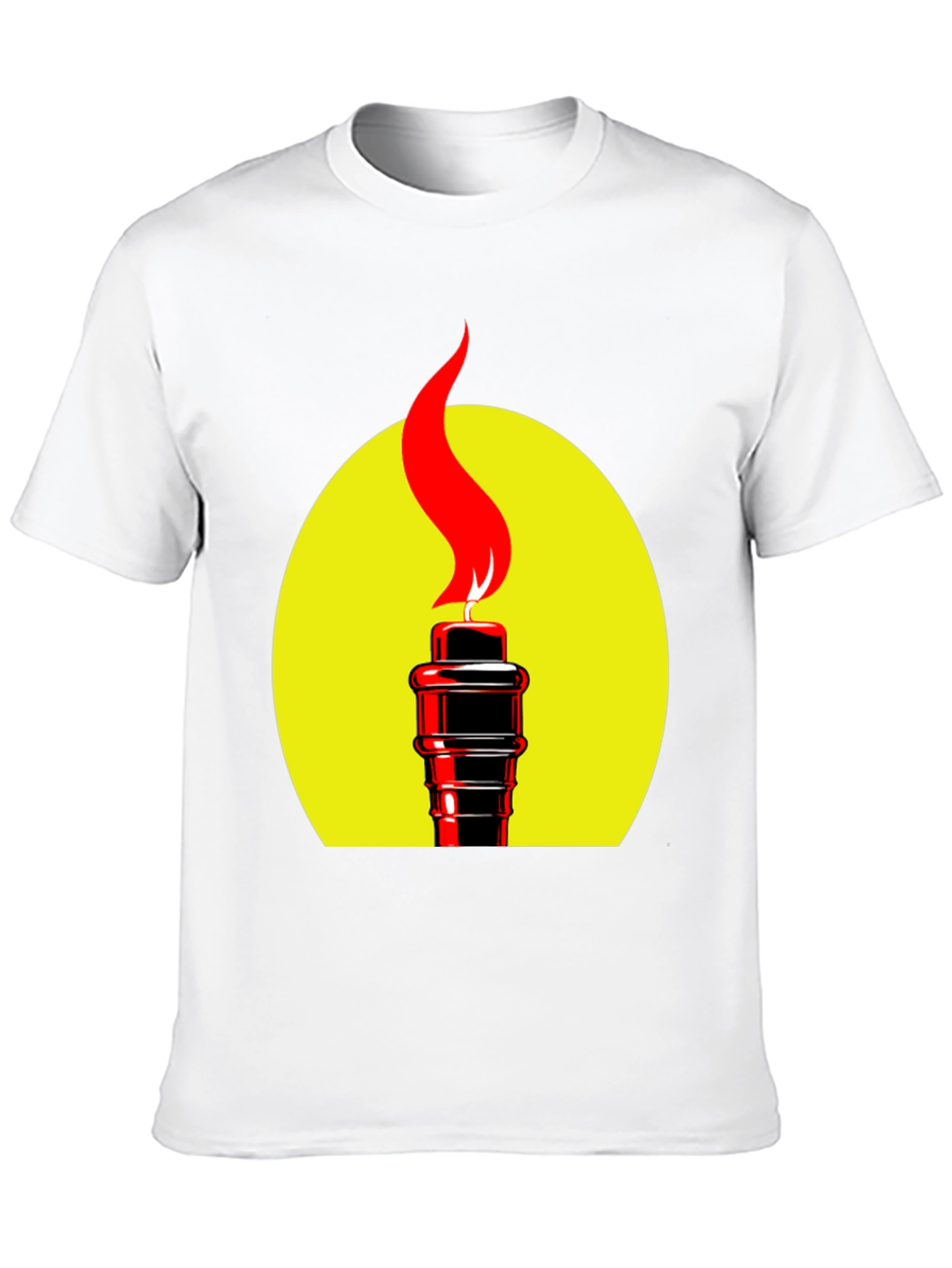 Torch Graphic Black T-Shirt