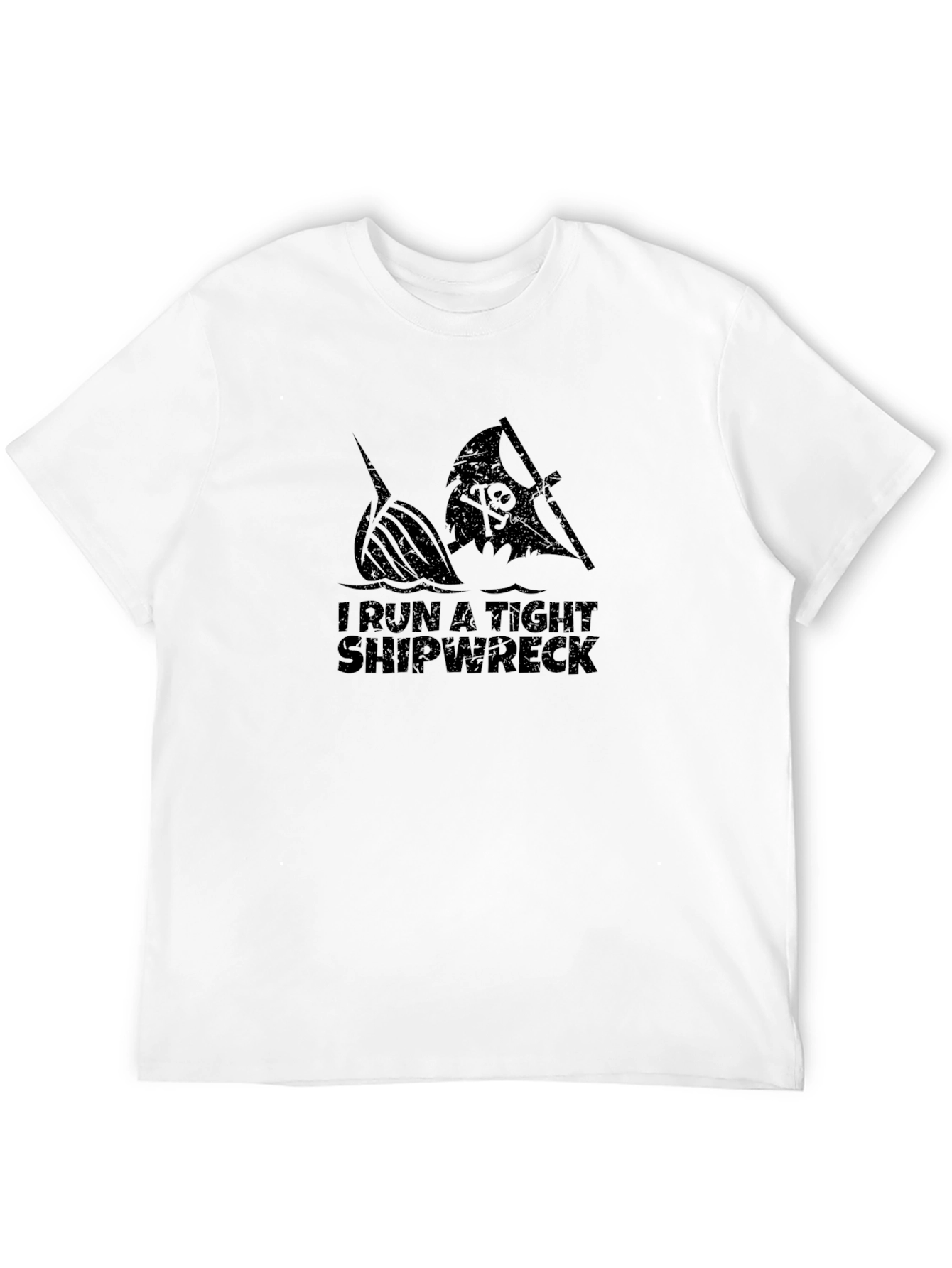 Tight Shipwreck Black T-Shirt