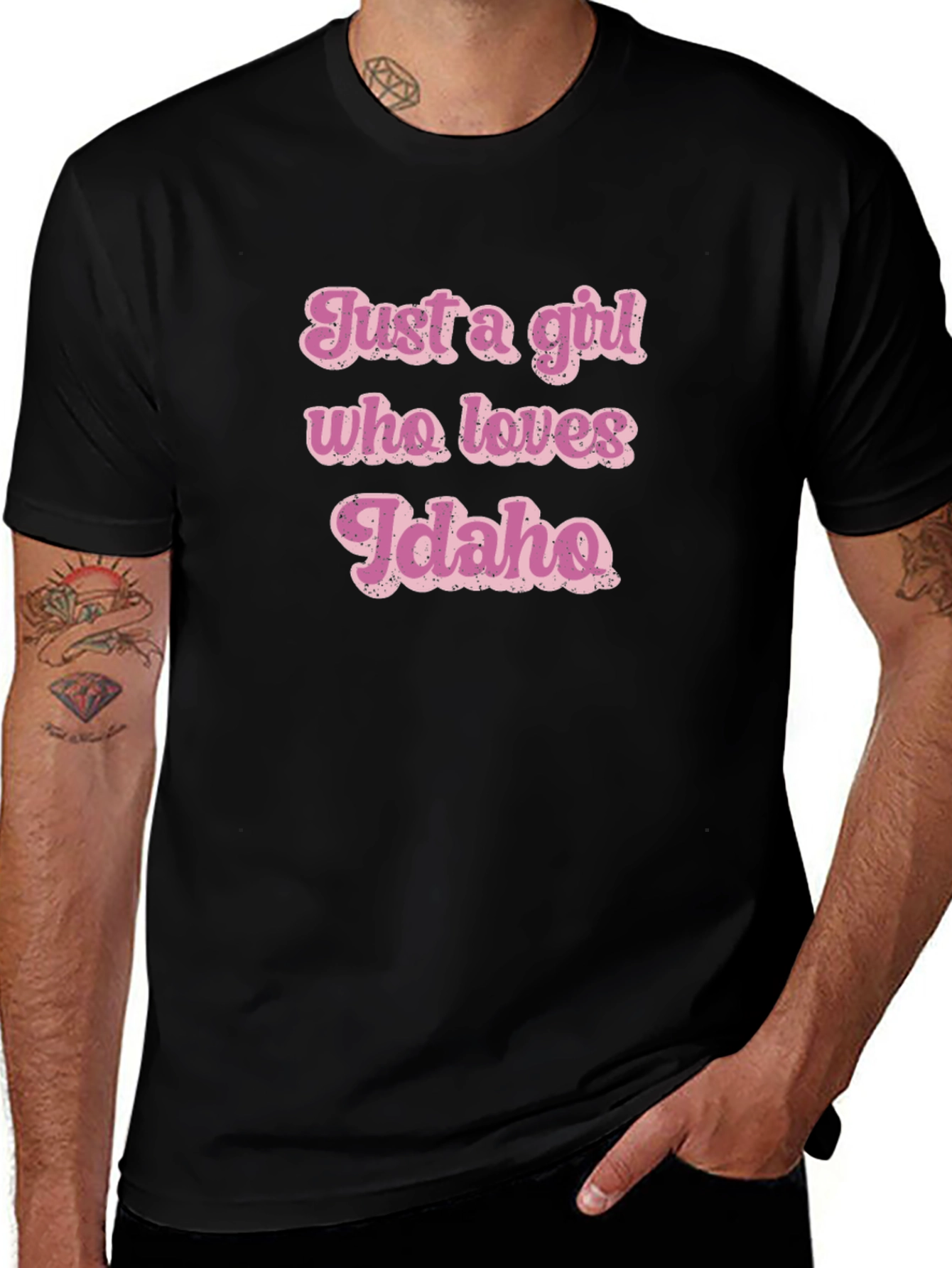 Just a Girl Who Loves Idaho Graphic Tee