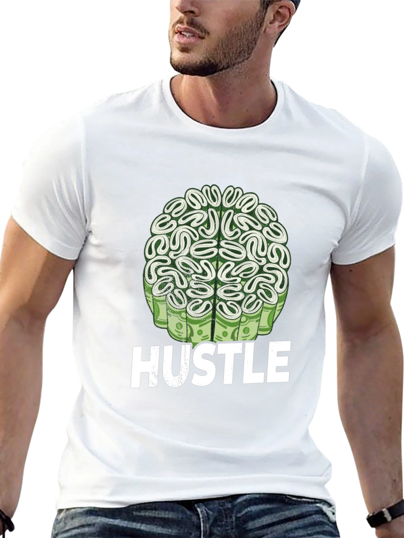 Hustle Brain Tee - Money Minded T-Shirt