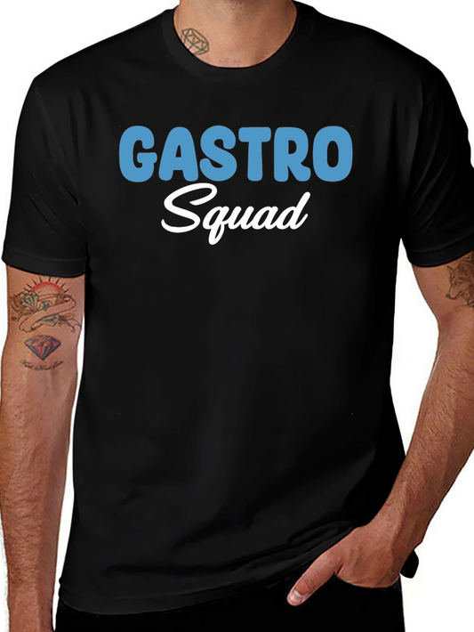 Gastro Squad T-Shirt - Black Crew Neck Tee