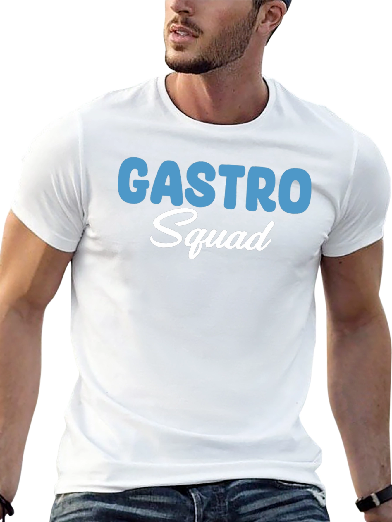 Gastro Squad T-Shirt - Black Crew Neck Tee