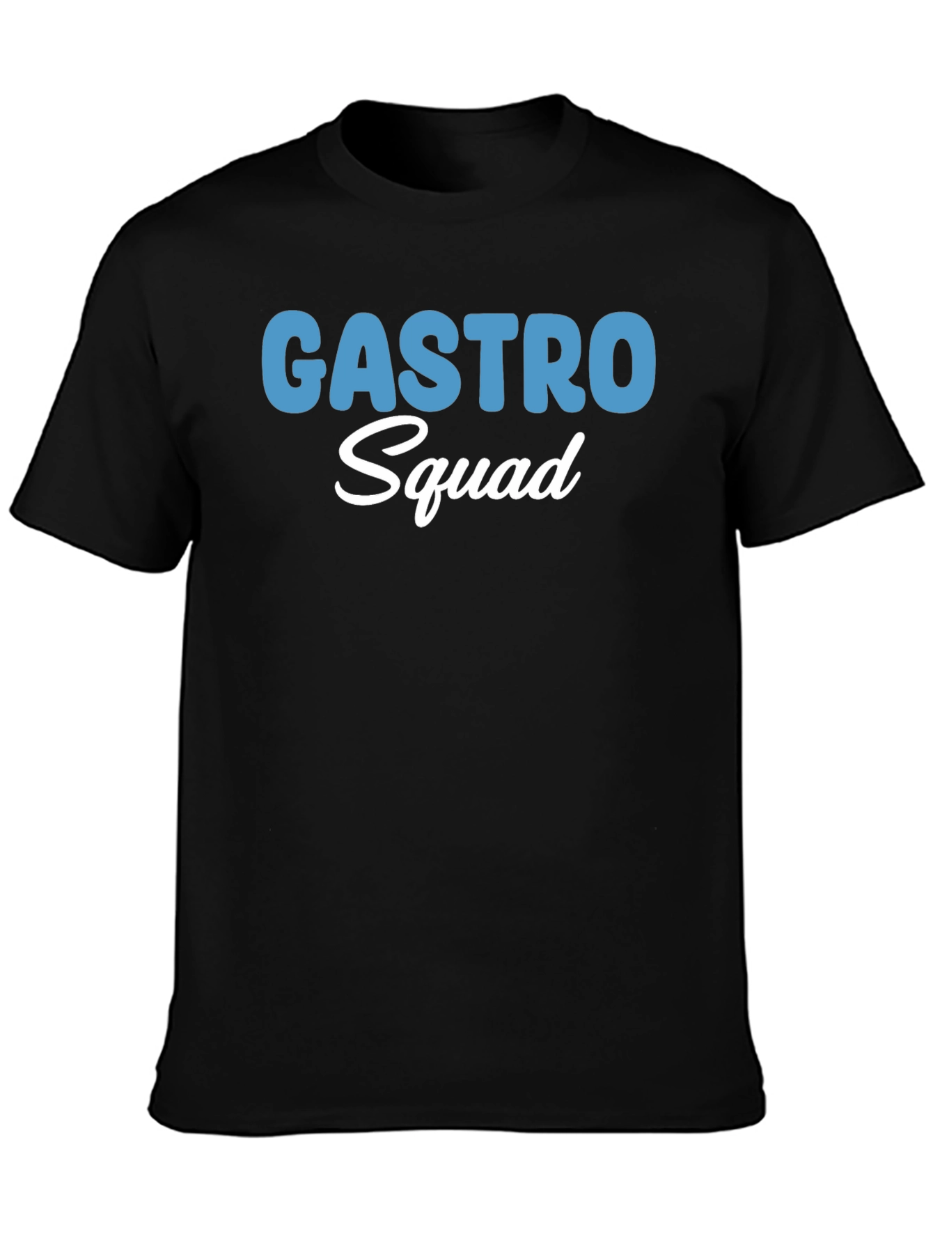 Gastro Squad T-Shirt - Black Crew Neck Tee