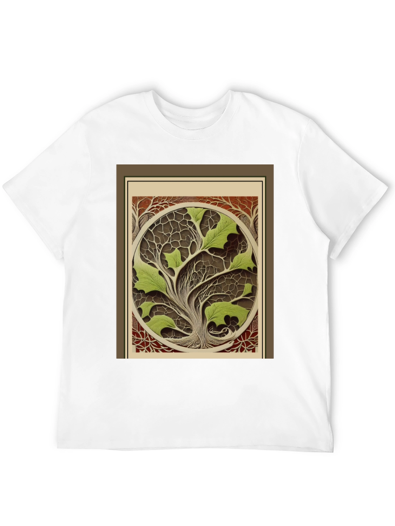 Arboreal Art T-Shirt - Nature Inspired Design