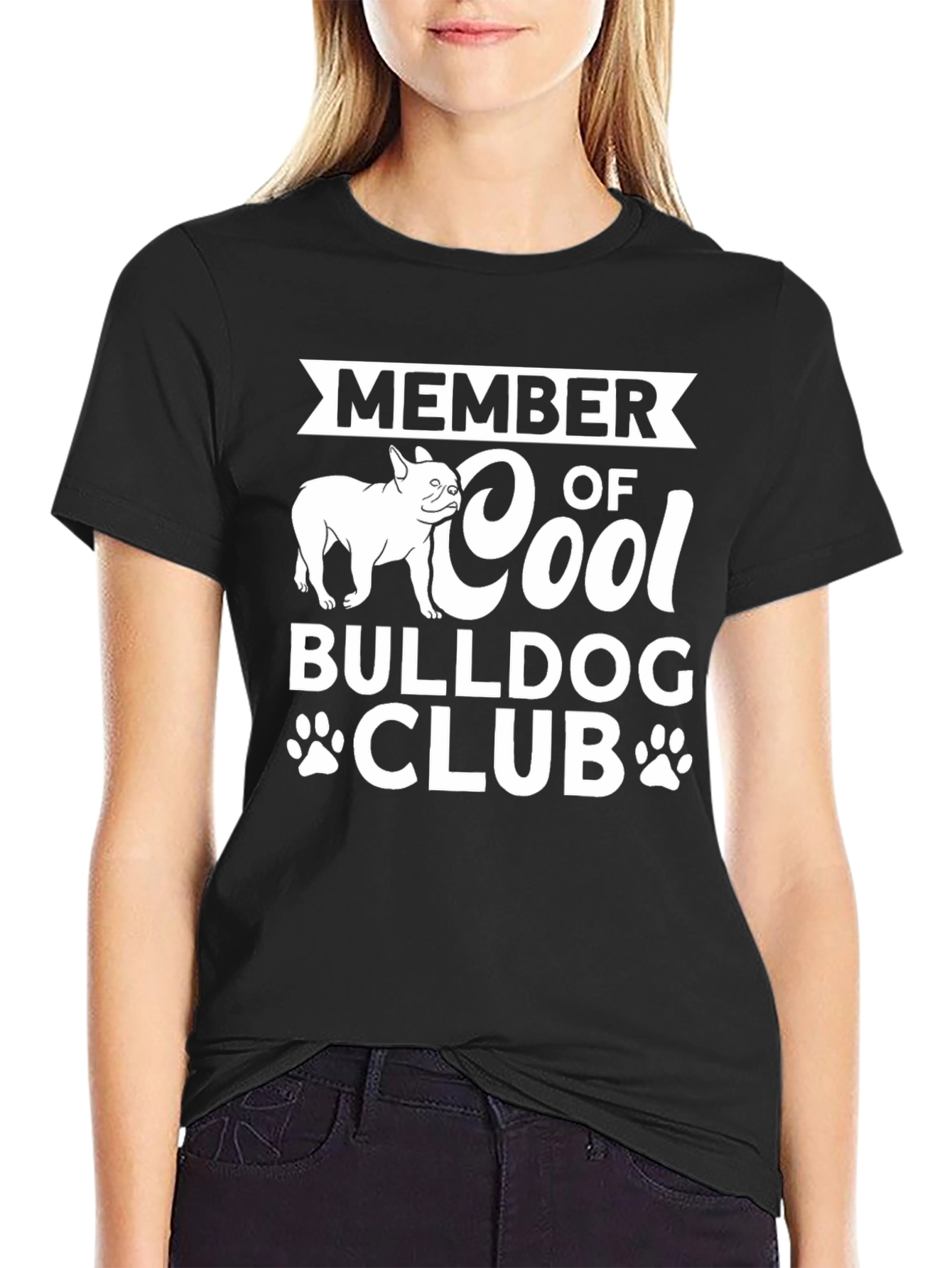 Cool Bulldog Club T-Shirt - Member Graphic Tee