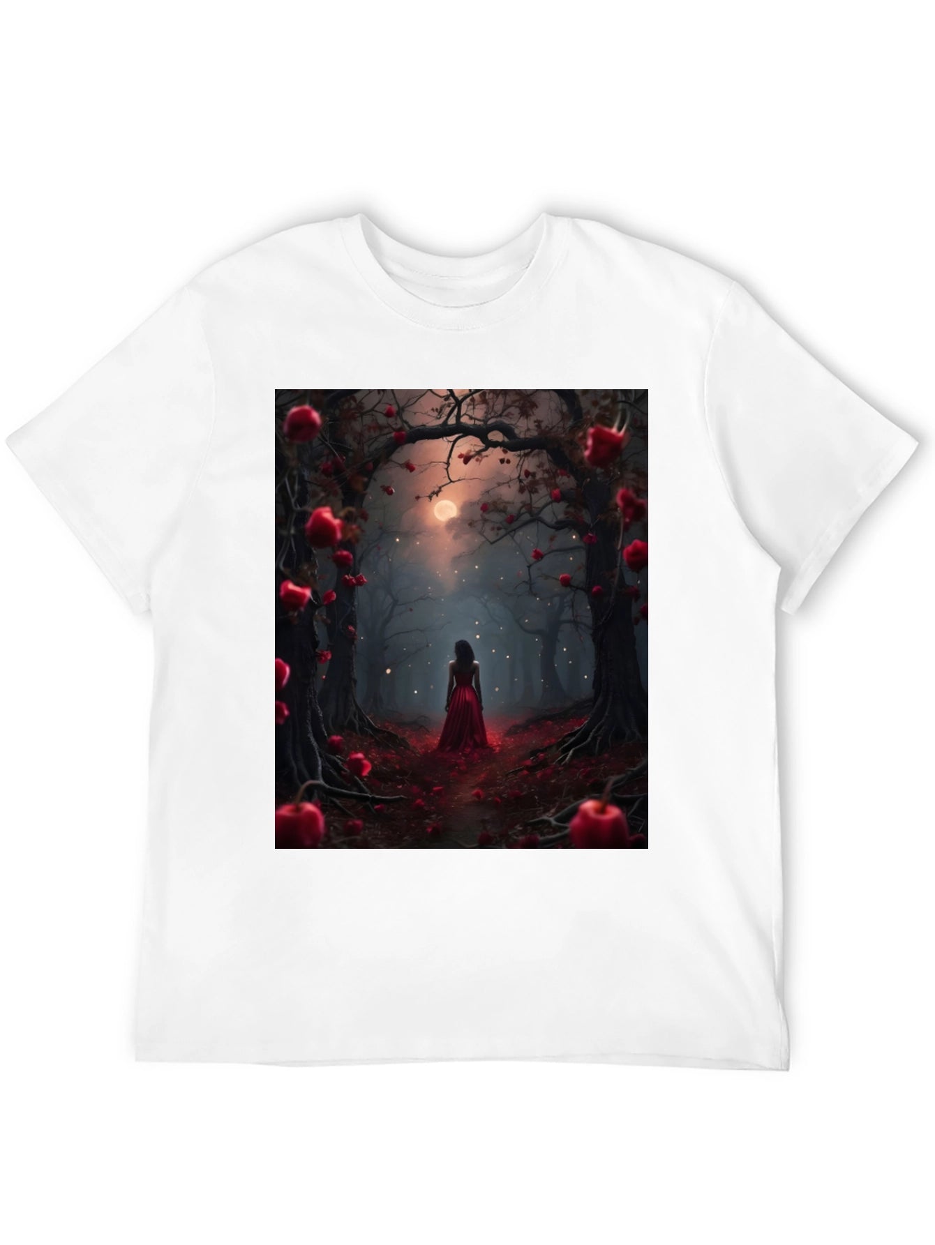 Enchanted Forest Graphic Tee - Mystical Adventure Shirt
