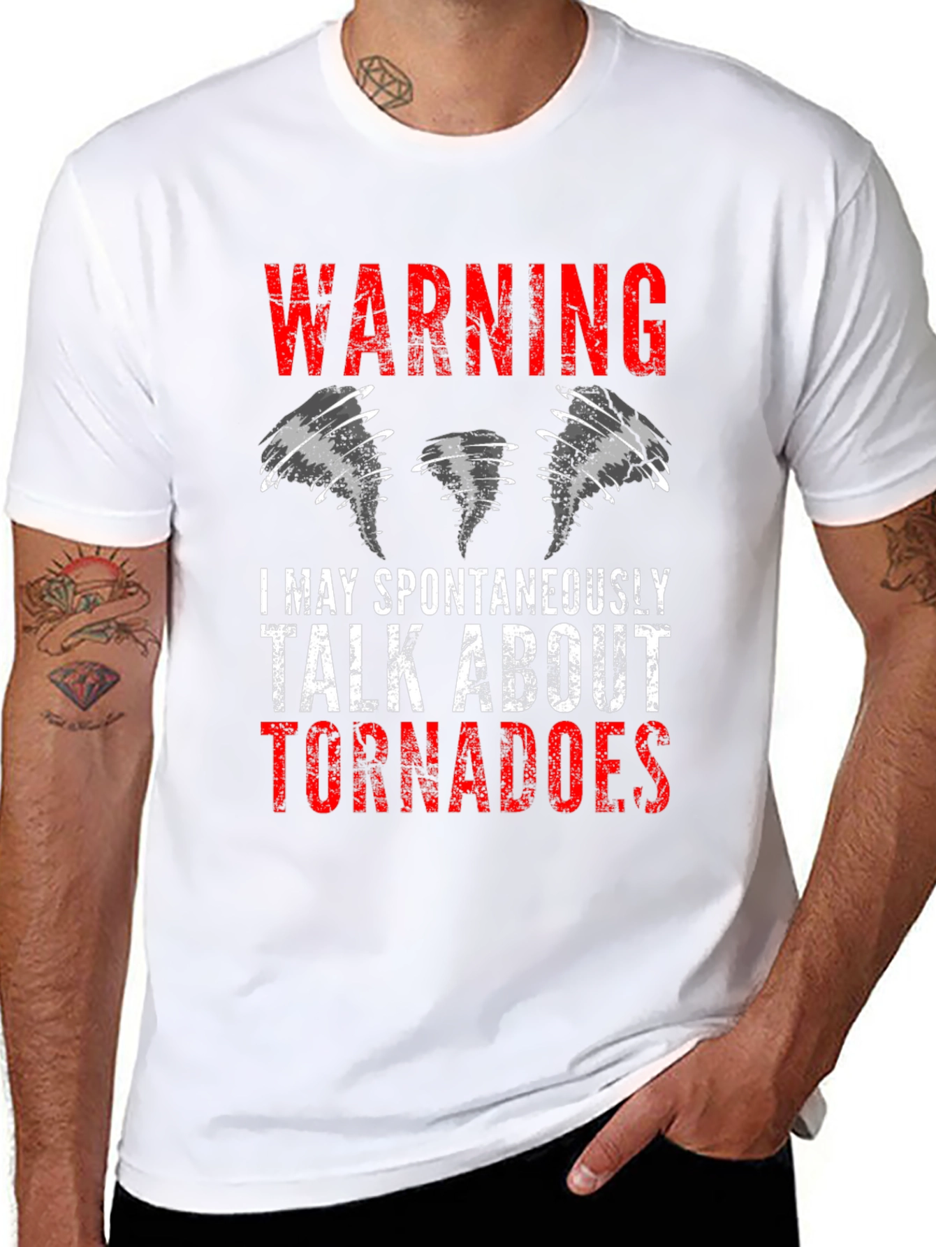 Warning: May Spontaneously Talk About Tornadoes Tee