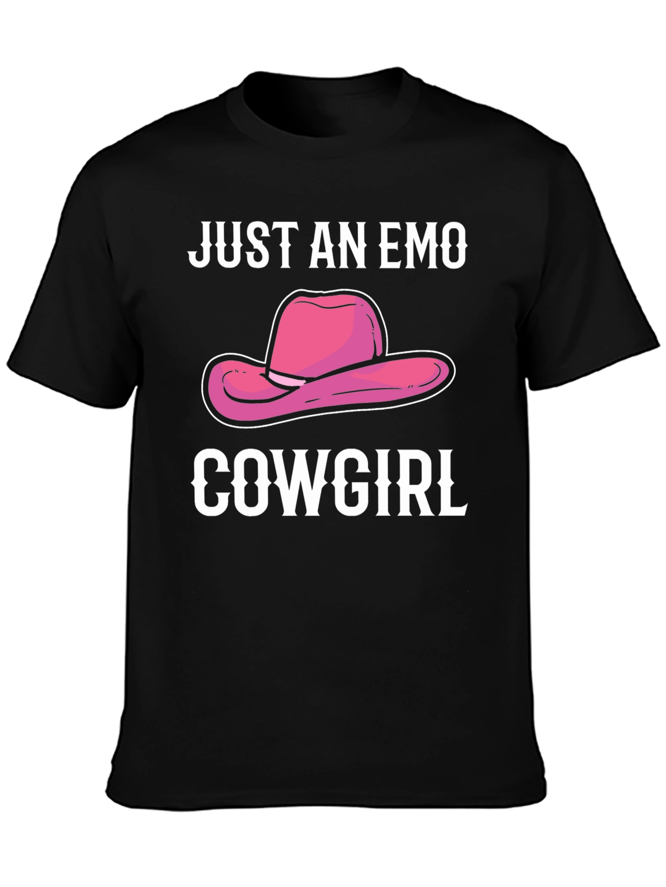 Just an Emo Cowgirl Graphic T-Shirt