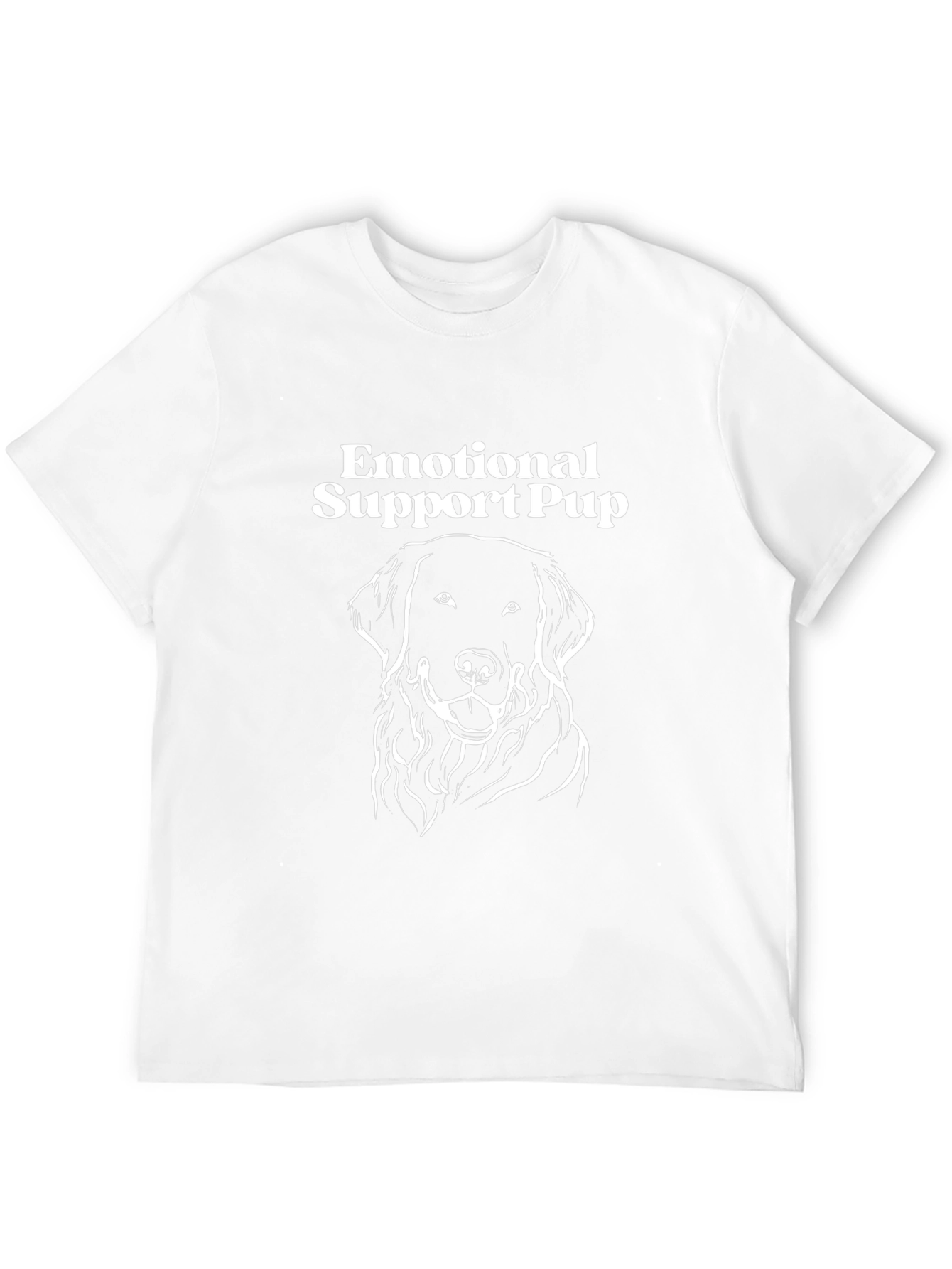 Emotional Support Pup T-Shirt - Black
