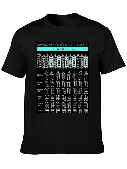 DADGAD Guitar Chords T-Shirt - Musician Tee