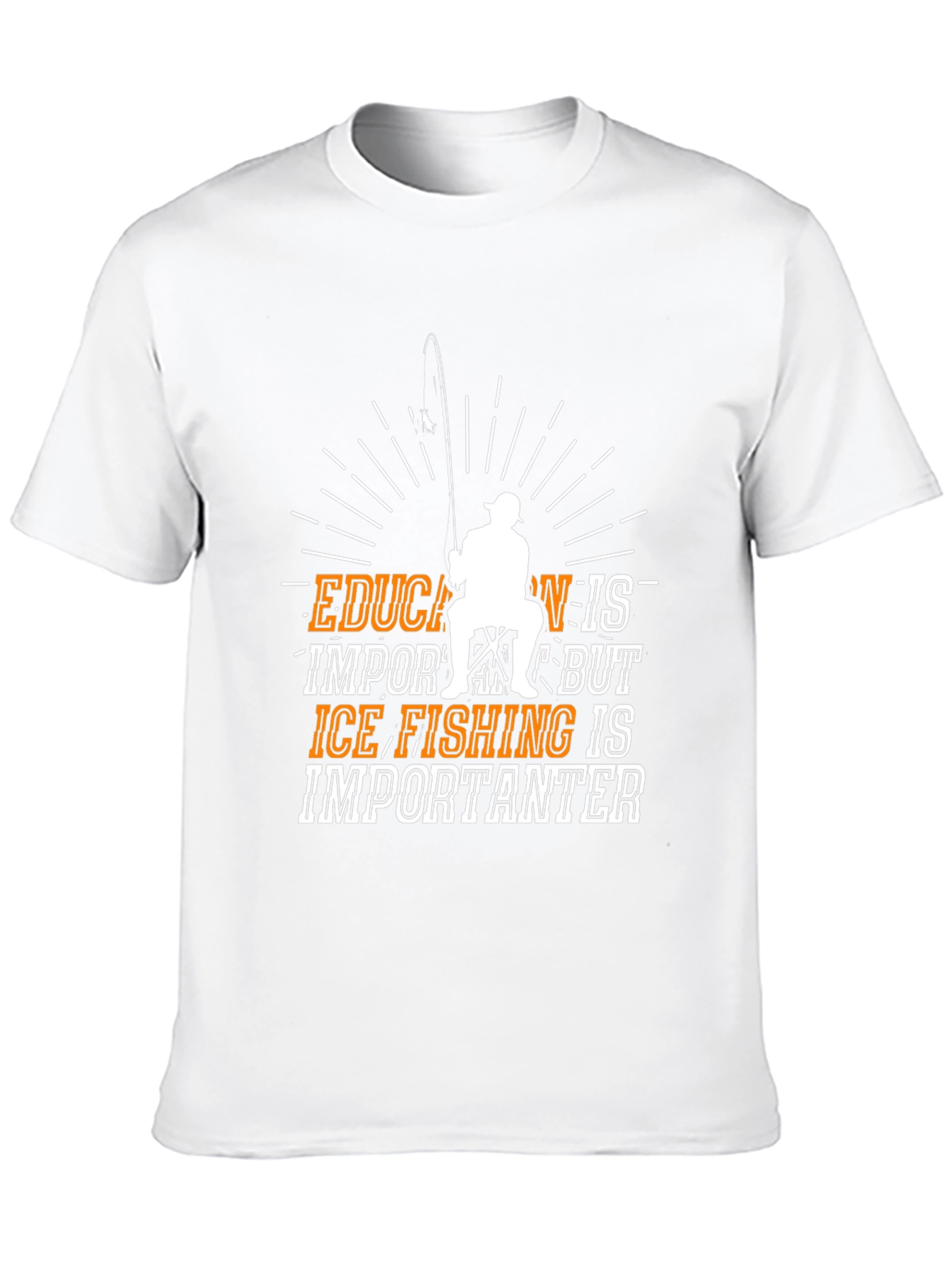 Ice Fishing is Importanter Funny T-Shirt