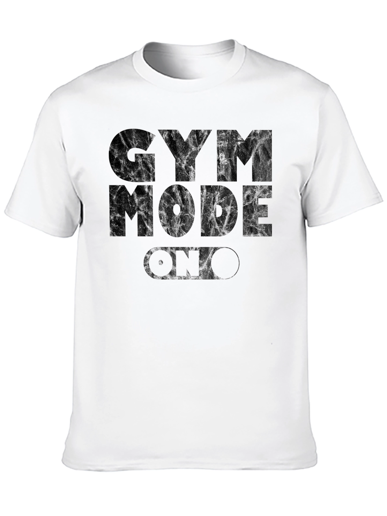 Gym Mode On Black Graphic T-Shirt