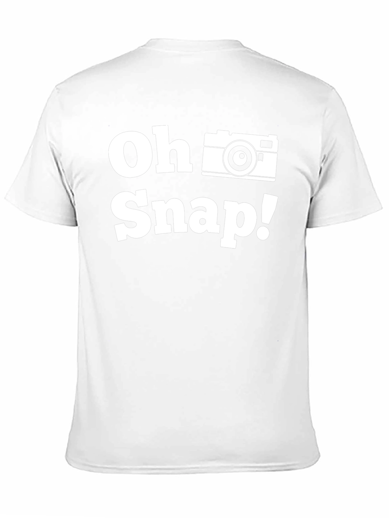 Oh Snap! Camera Graphic T-Shirt - Trendy Photo Tee