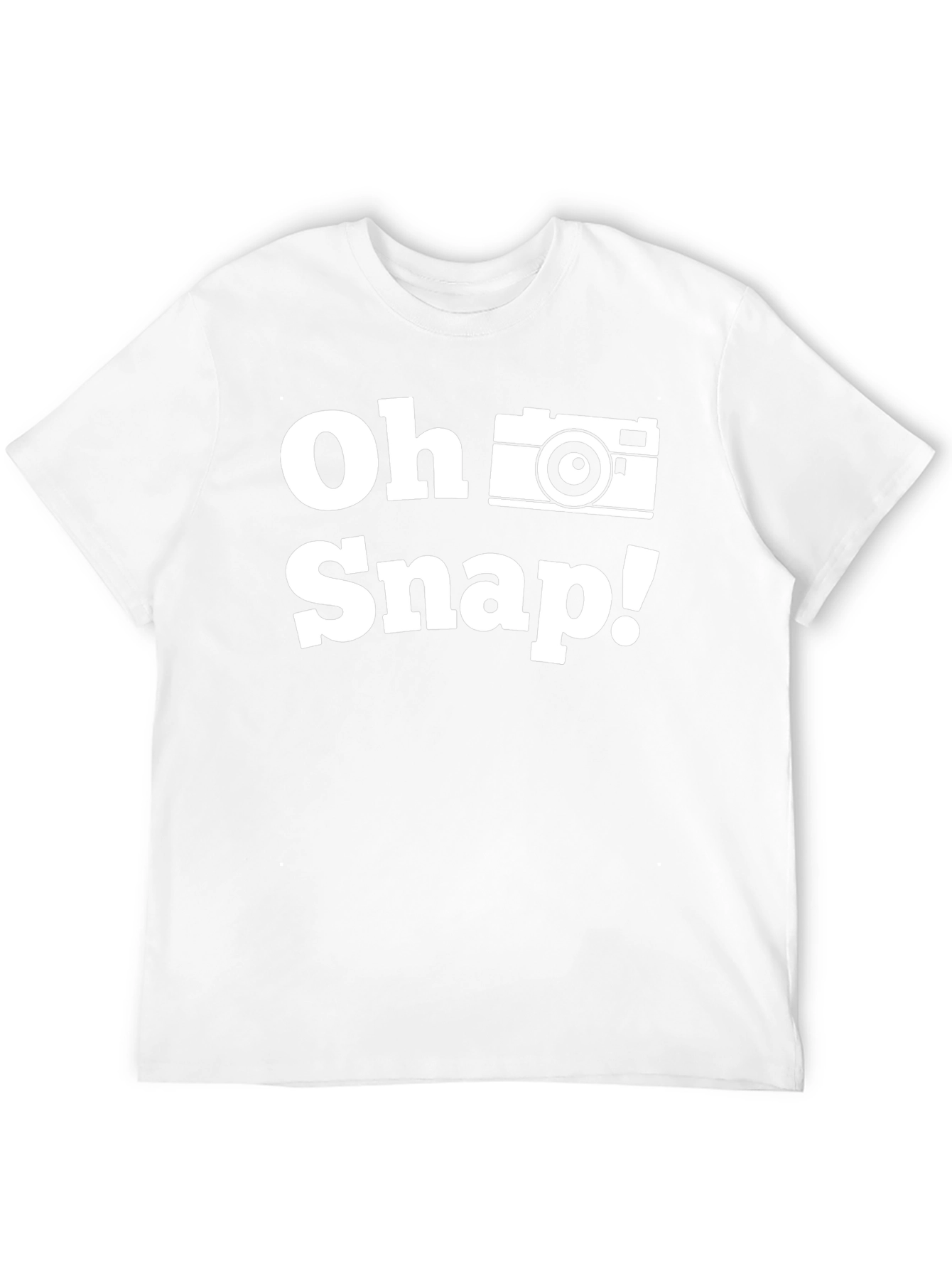 Oh Snap! Camera Graphic T-Shirt - Trendy Photo Tee