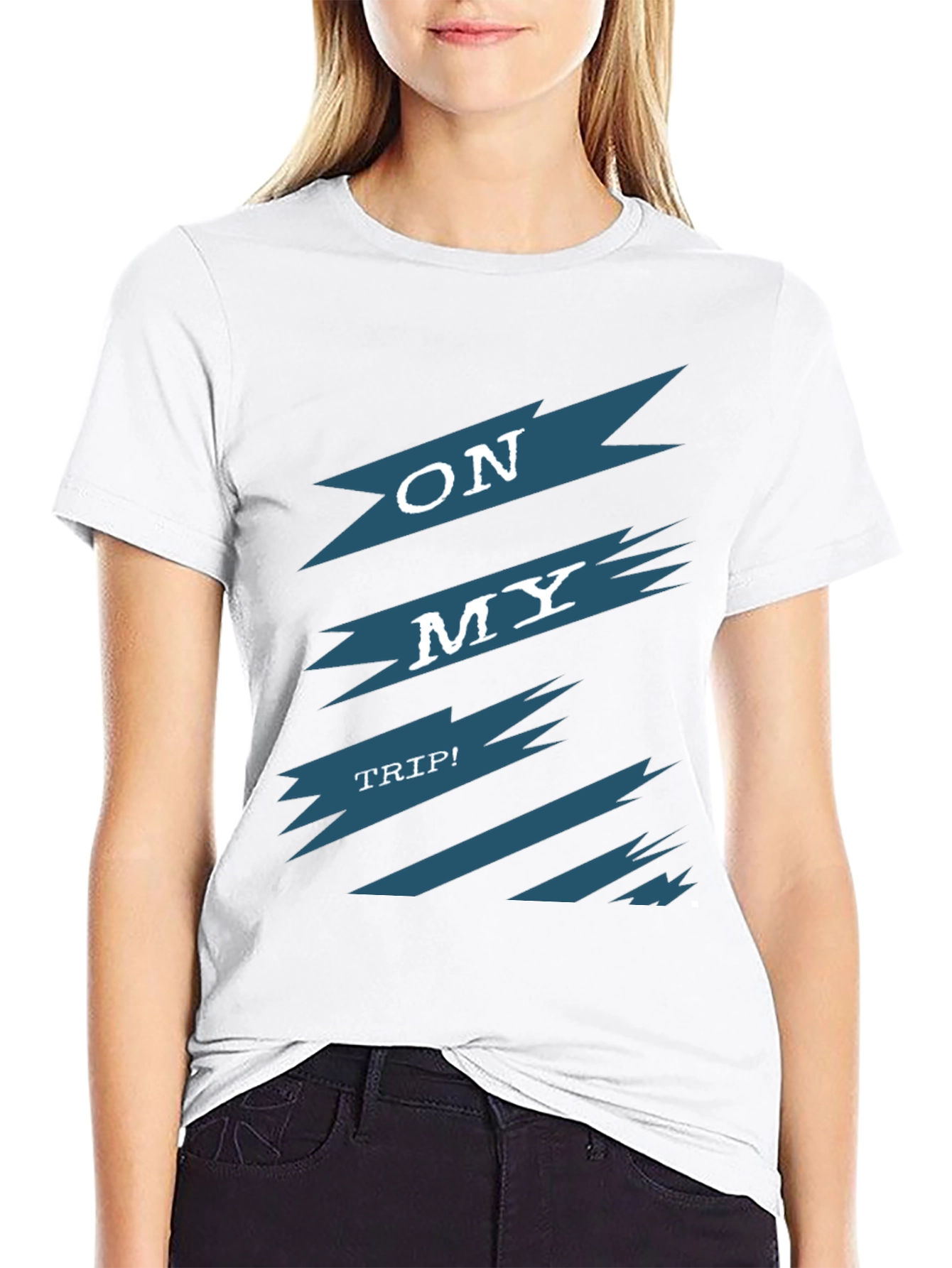 On My Trip Graphic Tee - Cool Adventure Shirt