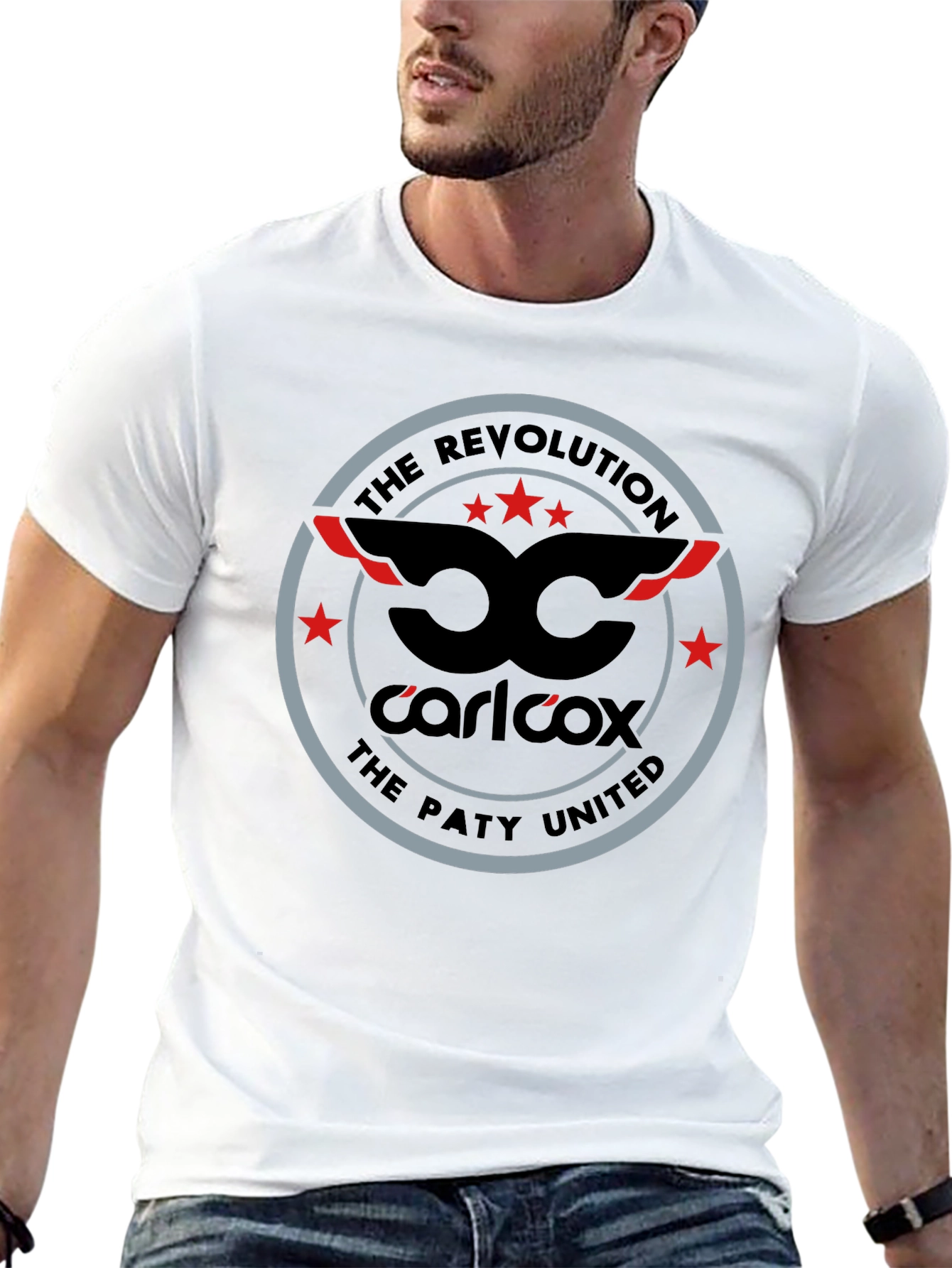 Carl Cox Revolution T-Shirt - Black Cotton Graphic Tee