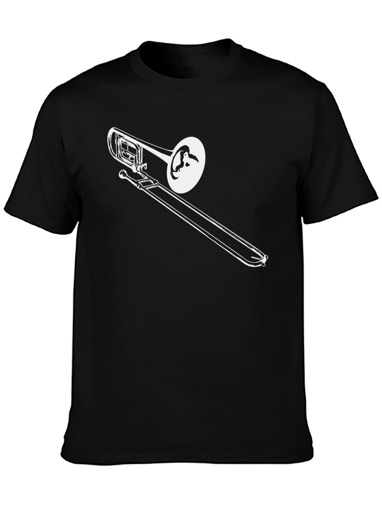 Trombone Graphic T-Shirt - Cool Music Lover Tee