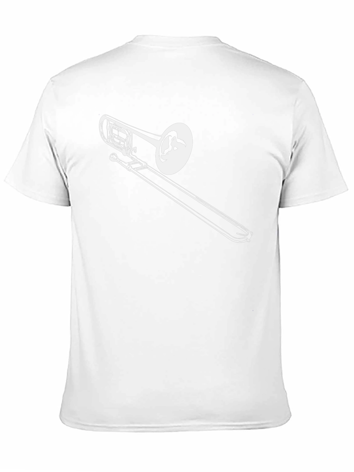 Trombone Graphic T-Shirt - Cool Music Lover Tee