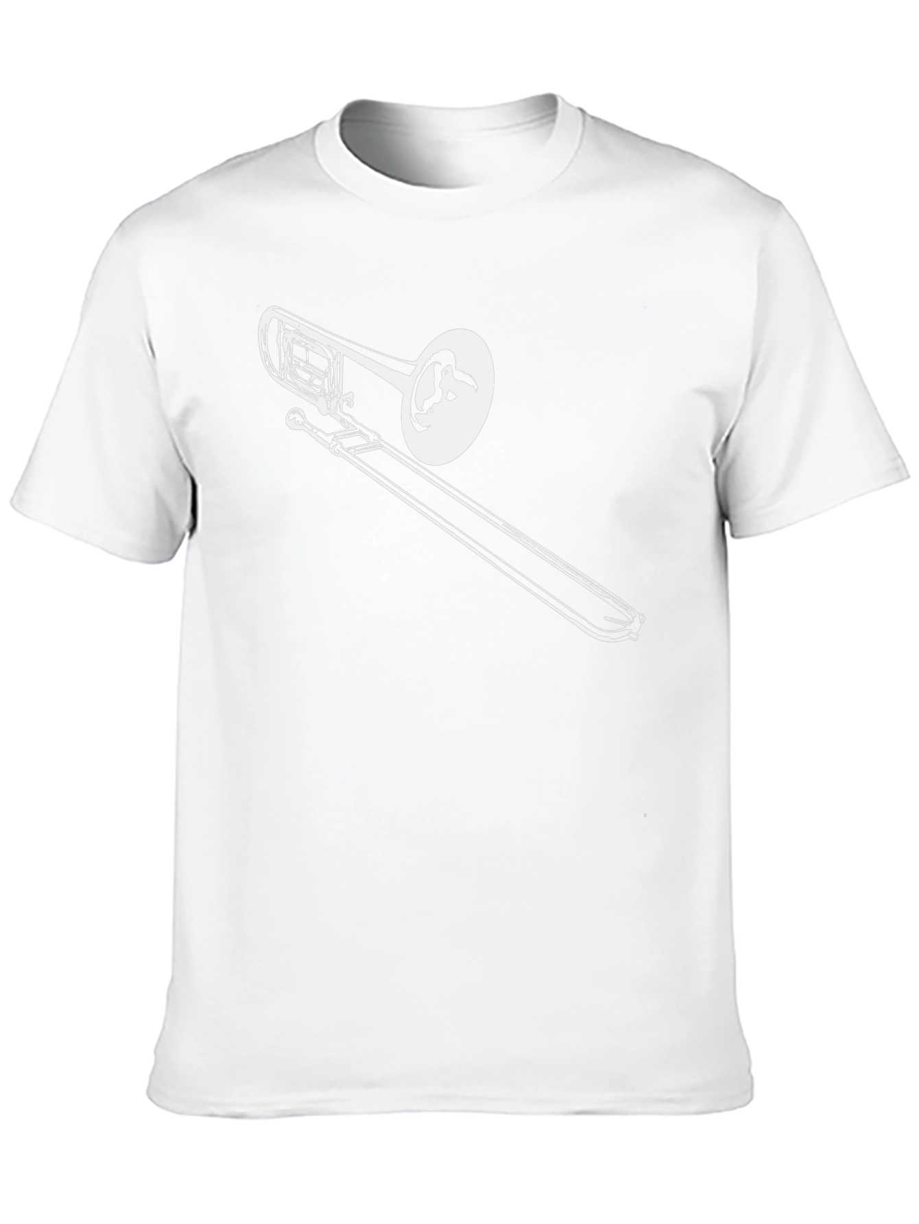 Trombone Graphic T-Shirt - Cool Music Lover Tee
