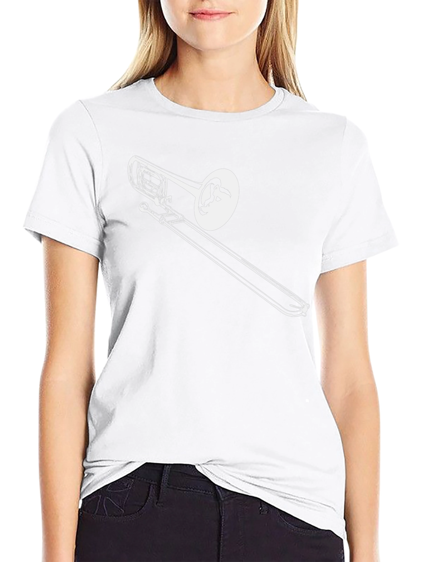 Trombone Graphic T-Shirt - Cool Music Lover Tee