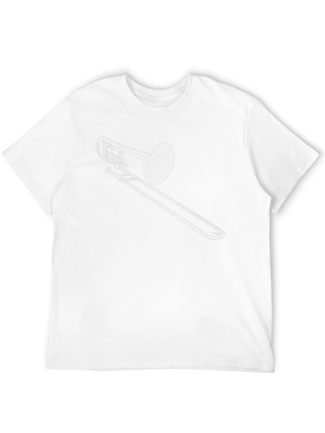 Trombone Graphic T-Shirt - Cool Music Lover Tee