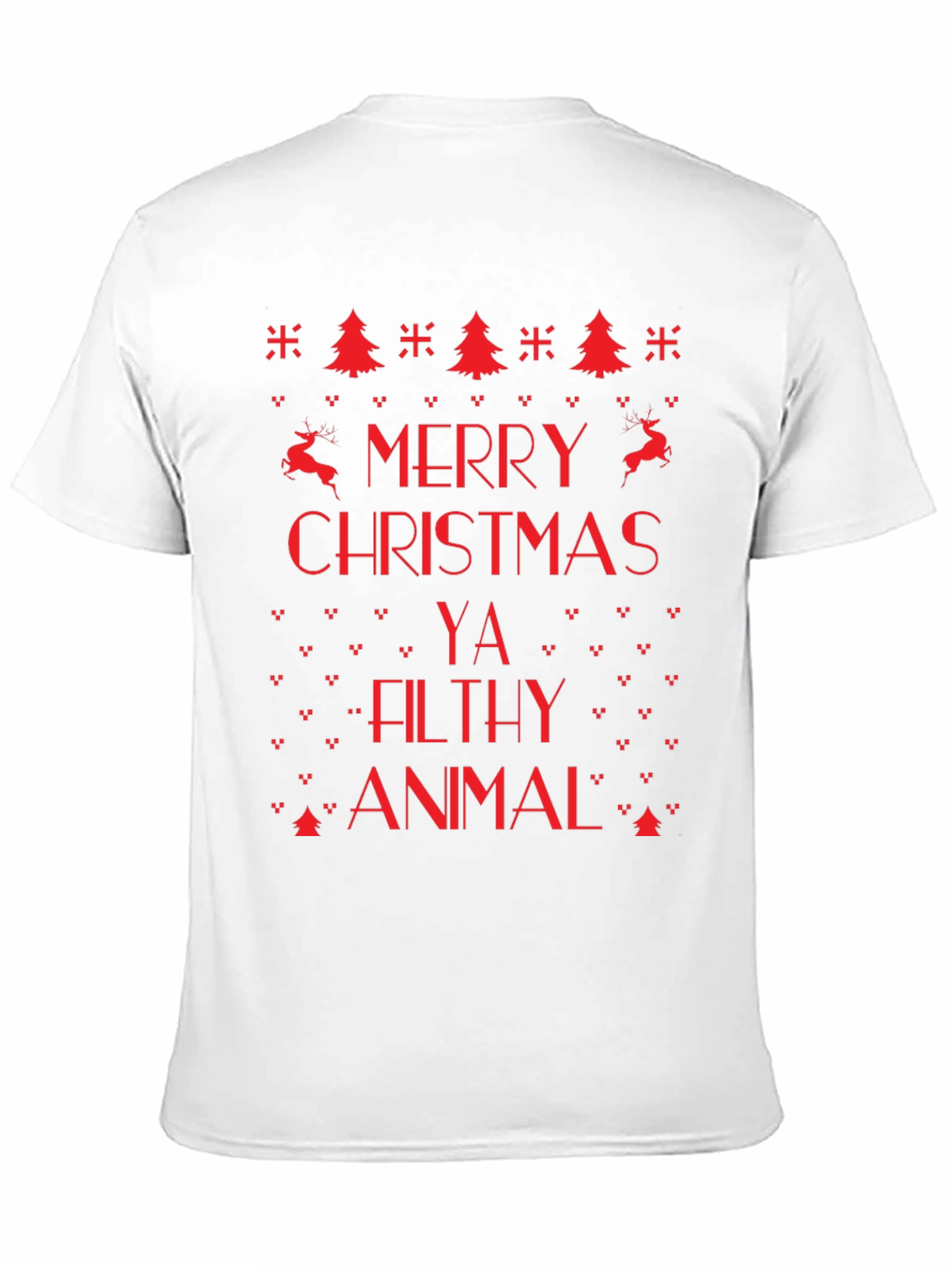 Merry Christmas Ya Filthy Animal Tee