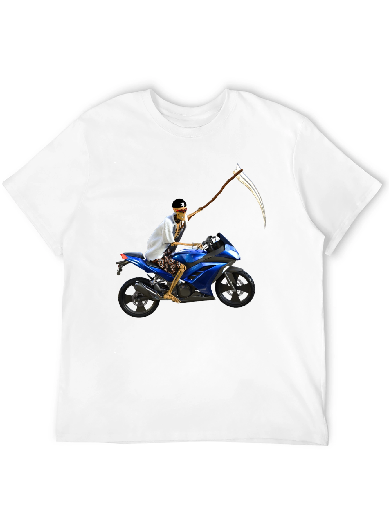 Skeleton Rider Graphic T-Shirt